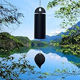 Deep Resonance Serenity Bell Large Wind Chimes for Outside Deep Tone 30 Inch Memorial Wind Chimes for Loss of Loved One Sympathy Gift Home Decoration Outdoor Garden Patio