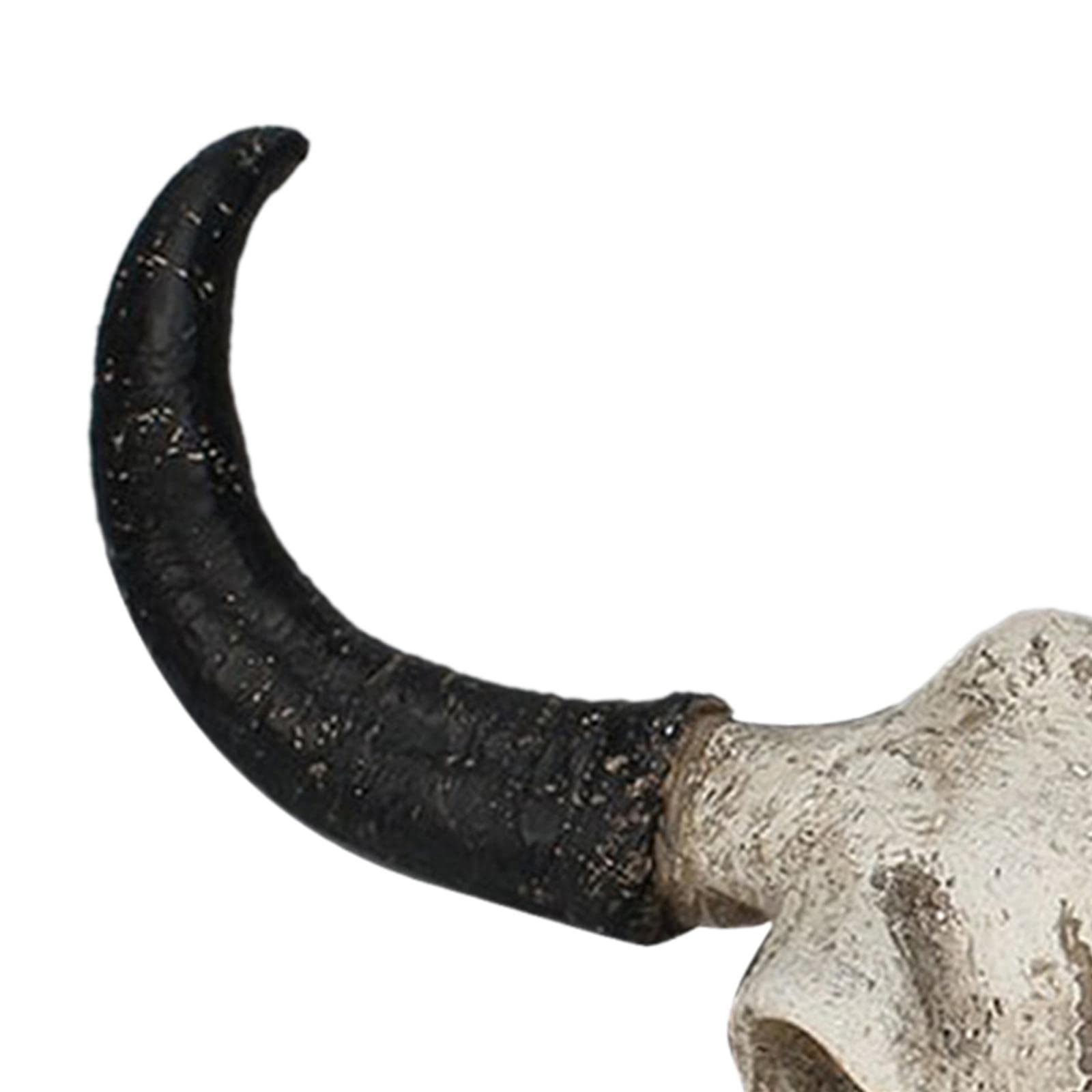 VANKOA Harz Bullenschädel Bullenkopf Stierkopf Bulle Schädel Kopf Wanddeko