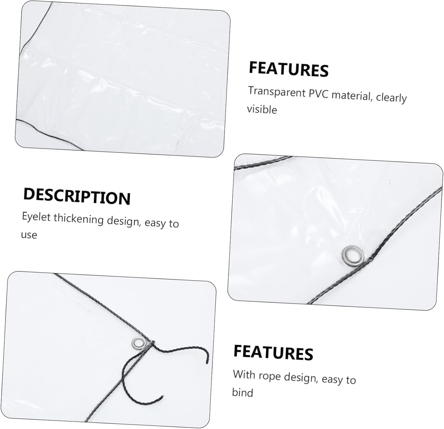 Mipcase Tarp Protective Cover Heavy Duty Tarp for Outdoor Use for Pools Patios and Gardens Thickness