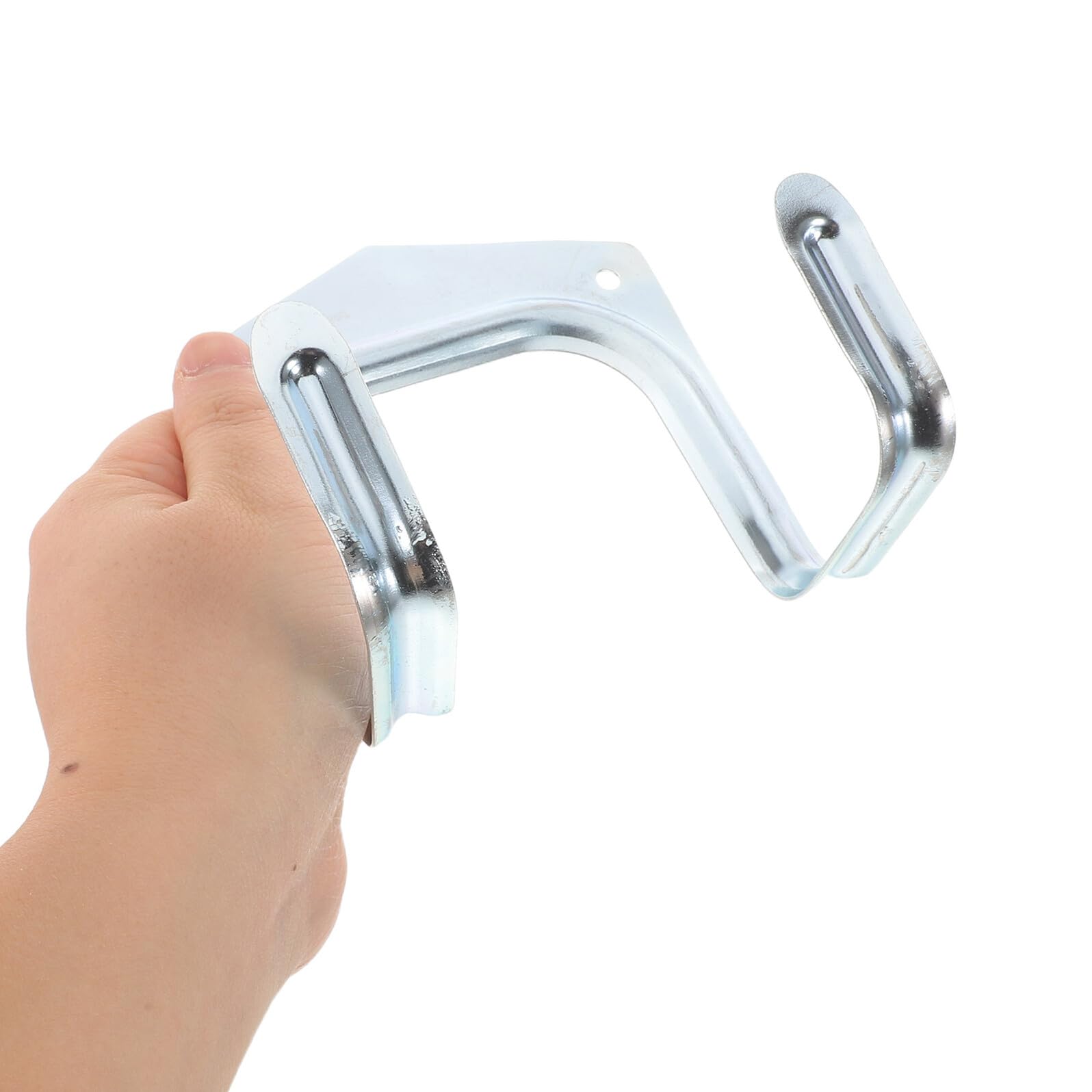 Ganci da Parete in Ferro Doppio Foro, Set da 10 Pezzi, Ganci per Asciugamani e Attrezzi Resistenti, per Bagno, Cucina e Corridoio, Supporto Robusto per Cappotti, Borse e Chiavi