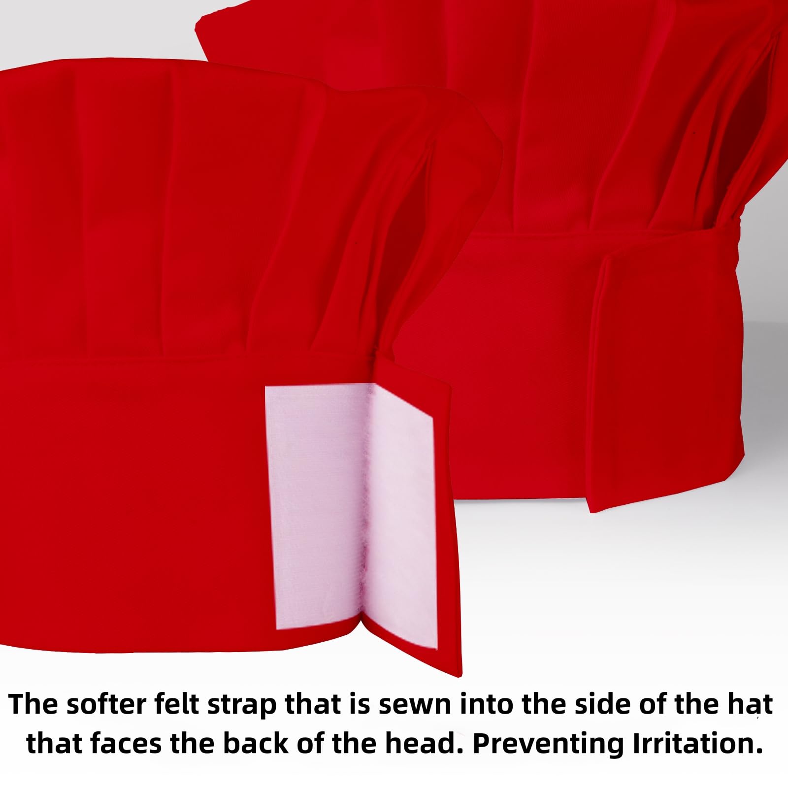 Set grembiule da chef e cappello, 2 tasche regolabili, in cotone, grembiule da cucina, costume da panettiere per uomo e donna