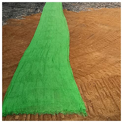 Umweltfreundliches grünes Staubschutznetz – robuste Zaunabdeckung & Windplane für Baustellen, Pflanzenschutz und Teichgebrauch, 8 x 40 m, 2-poliges Design