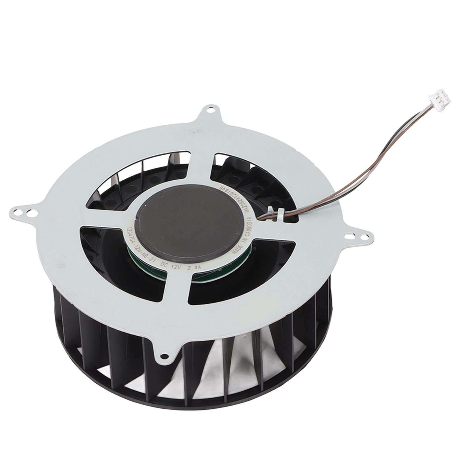 Ventilador de Refrigeración Interno de Repuesto para PS5, Ventilador de Refrigeración Silencioso de 23 Aspas de 3 Pines CC 12 V 2,4 A, Compatible con Ventiladores de la Serie Playstation 5