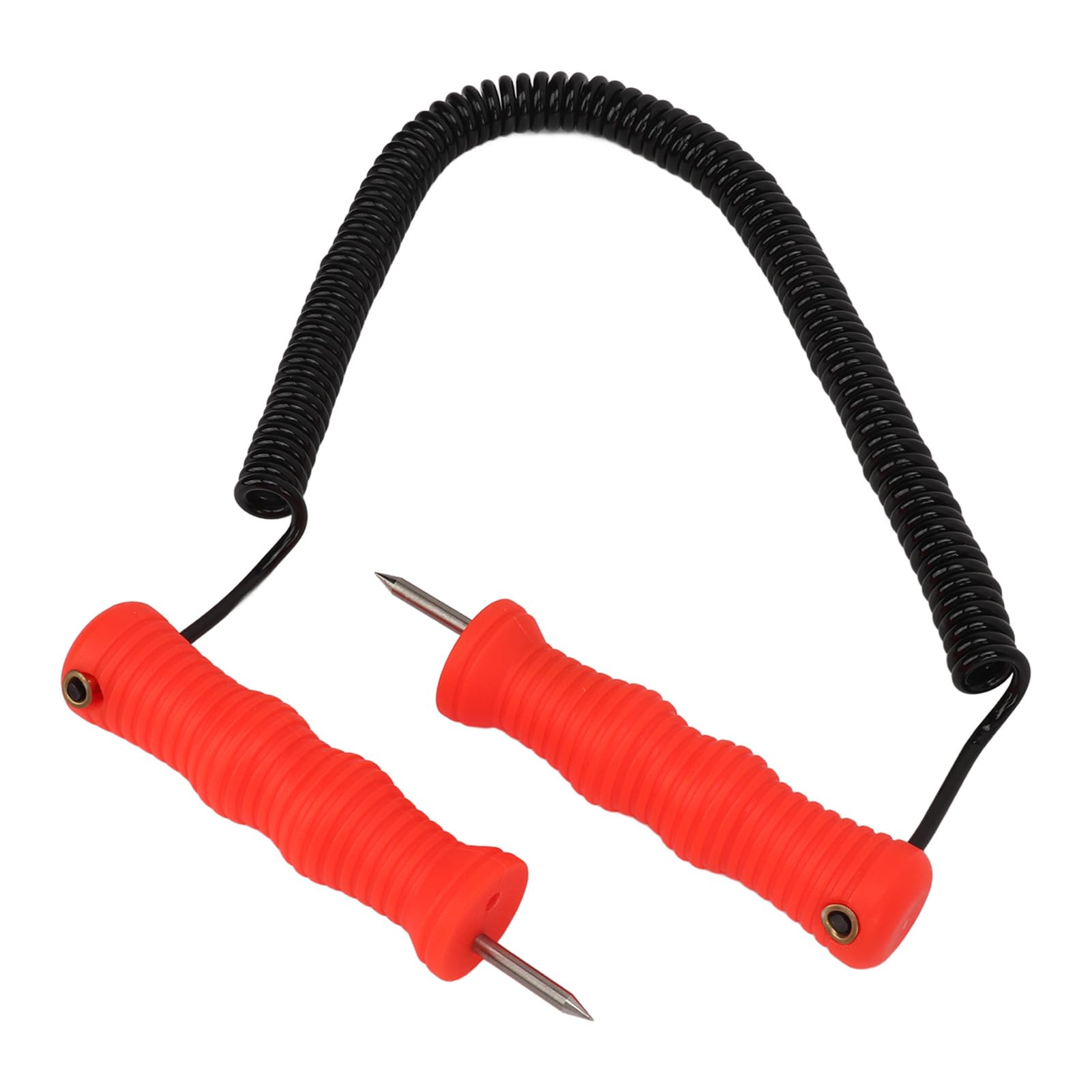 Alomejor Stainless Steel Ice Picks Kit, Ergonomic Handle Dig Through Ice Effortlessly for Ice Skating, Skiing, and Fishing