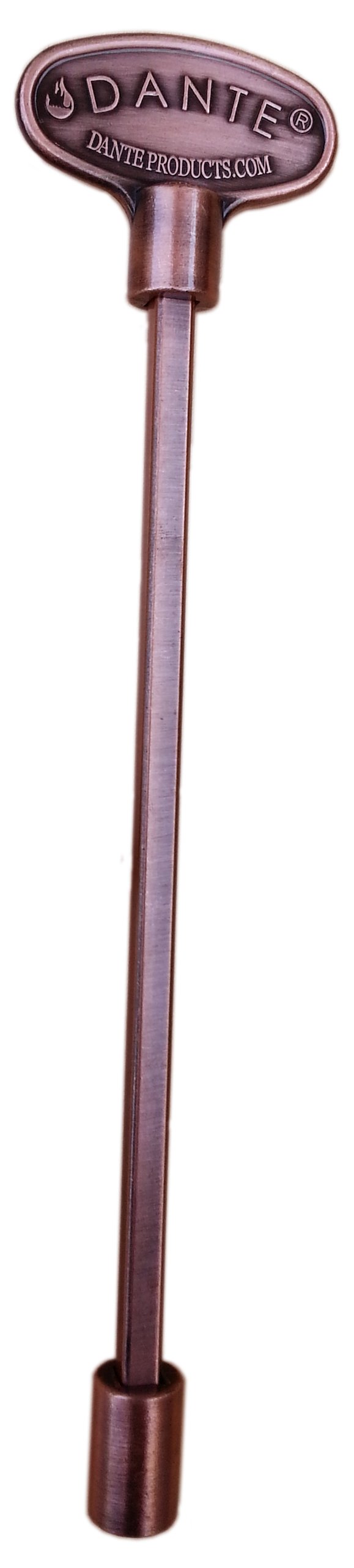 Dante Products Universal Gas Valve Key, 8-Inch, Antique Copper