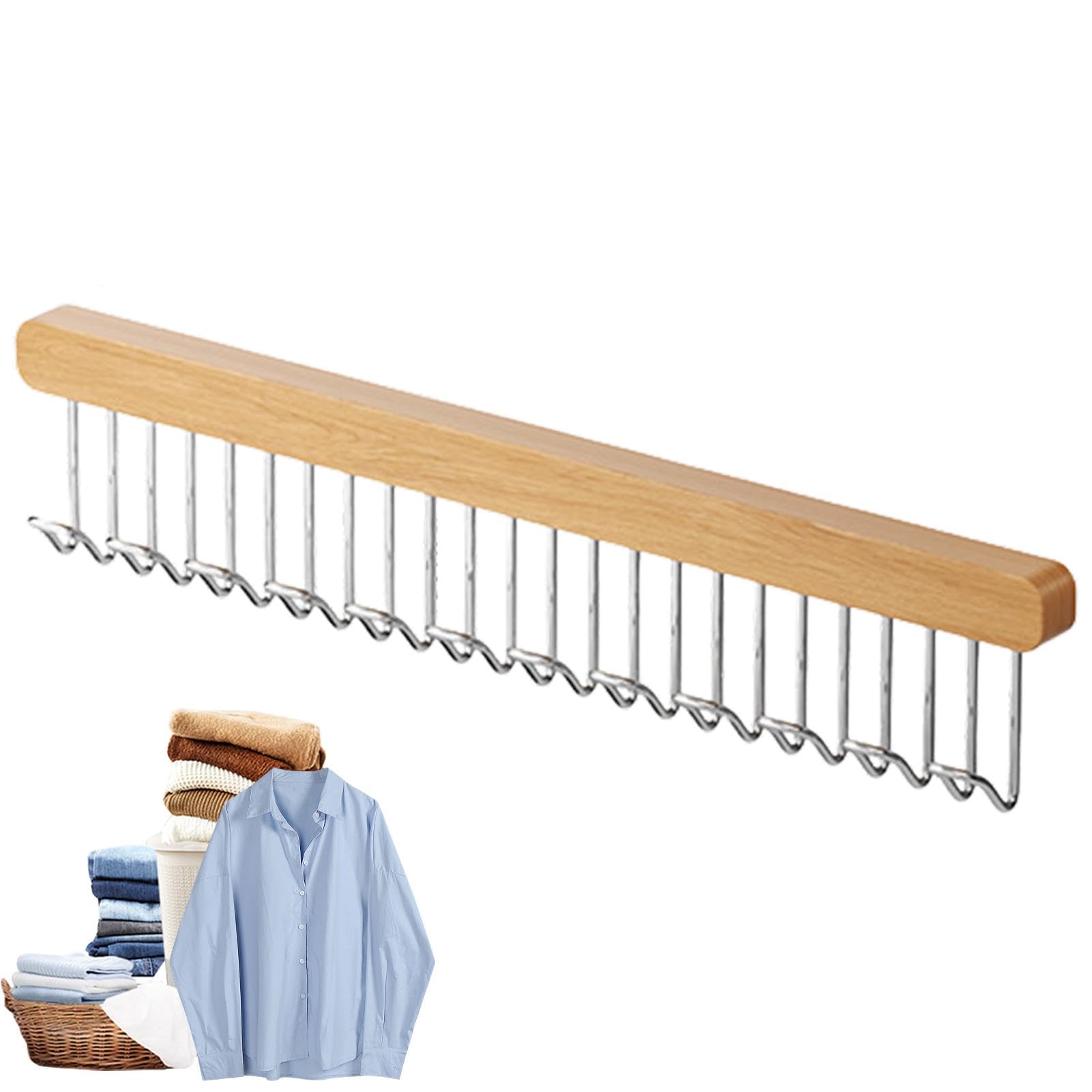 Étagère multifonctionnelle et barre de cintre à vêtements pour petit placard