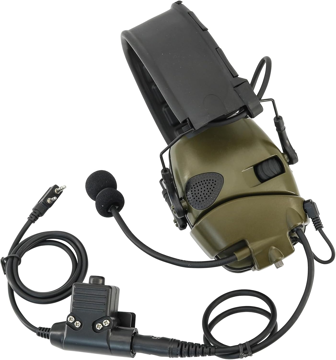 Microphone&U94PTT for Howard Leight Impact Sports Noise Cancelling Headphones,Hunting(Army Green) - Image 7