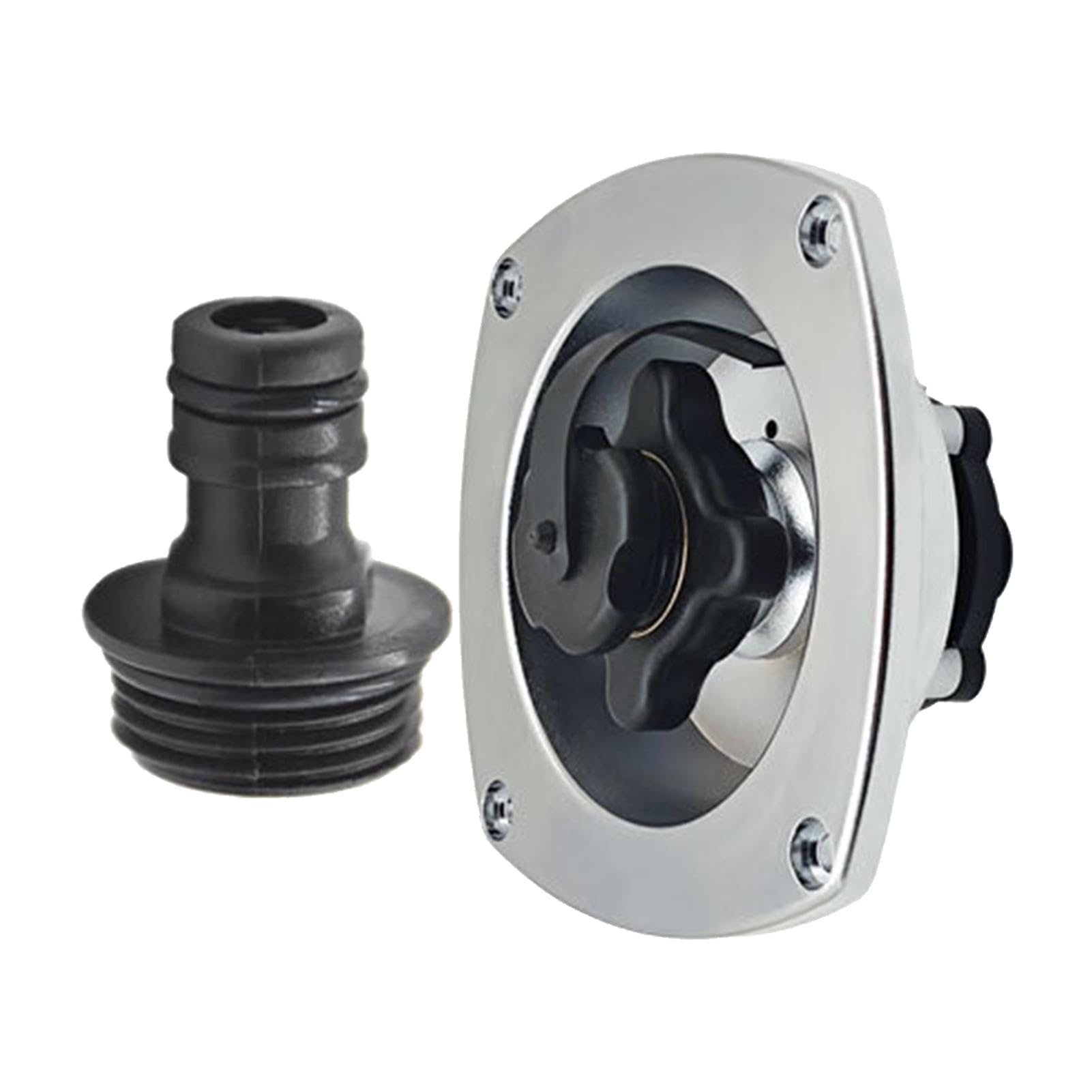 Raccord d'eau de ville pour camping-car, entrée d'eau régulée par pression – Raccord d'entrée d'eau pour camping-car, vanne d'entrée d'eau, régulateur de pression d'eau pour marine, bateau,