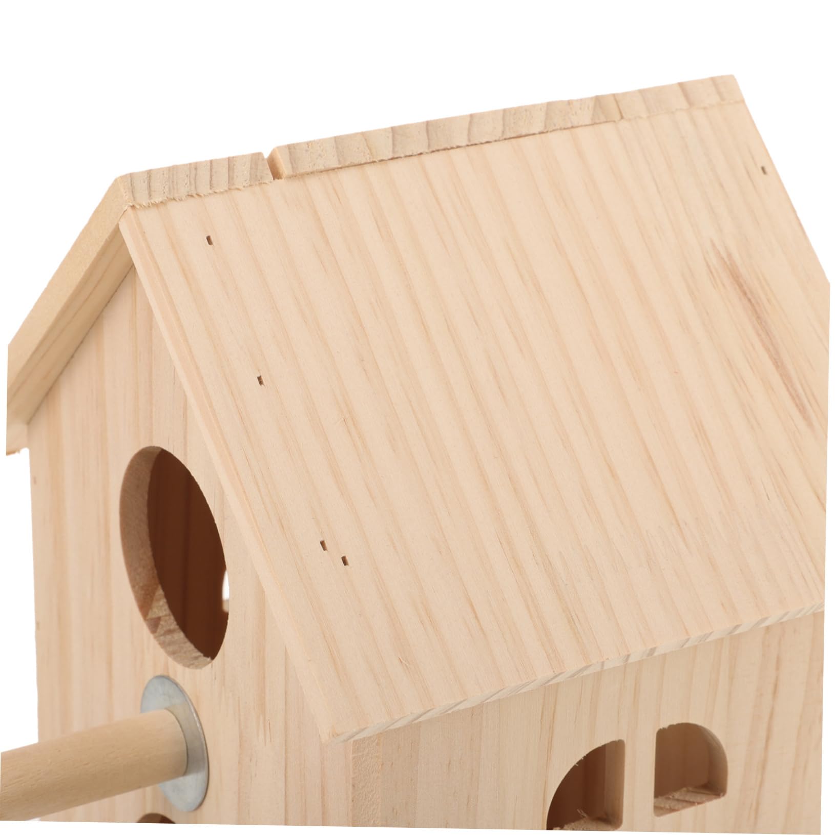 Angoily Caja Terrario De Aves Nido De Pájaro De Madera Criadero De Madera Casa De Pájaros De Madera Juguetes De Aves para Periquitos Pájaro Loro Colgante G5