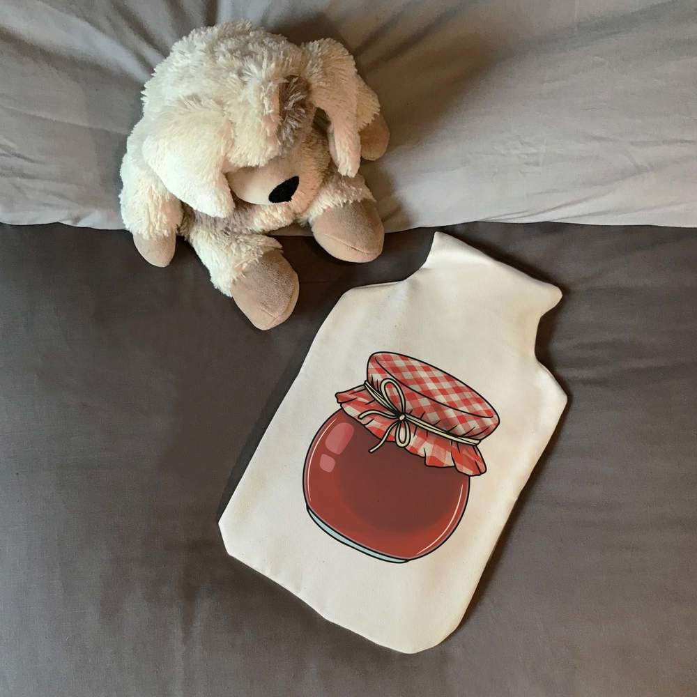 'Round Jam Jar' Hot Water Bottle Cover (HW00039931)