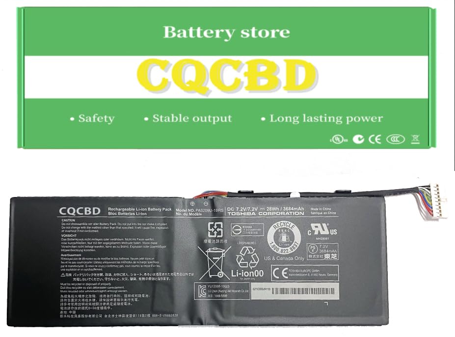 Batteria 7.2V 3.65Ah LiPo per Toshiba Satellite L15W Batteria 7.2V 3.65Ah LiPo per Toshiba Satellite L15W