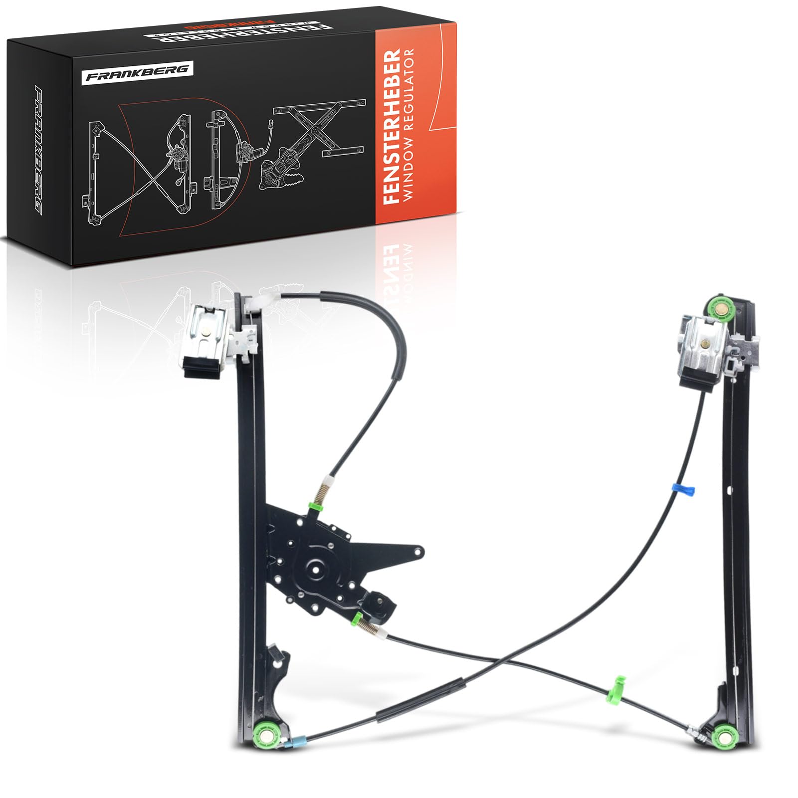 Frankberg Regolatore alzacristalli anteriore destro 1H0837462A | Compatibile con: V.e.n.t.o 1H2, Golf III 1H1, Golf III Variante 1H5