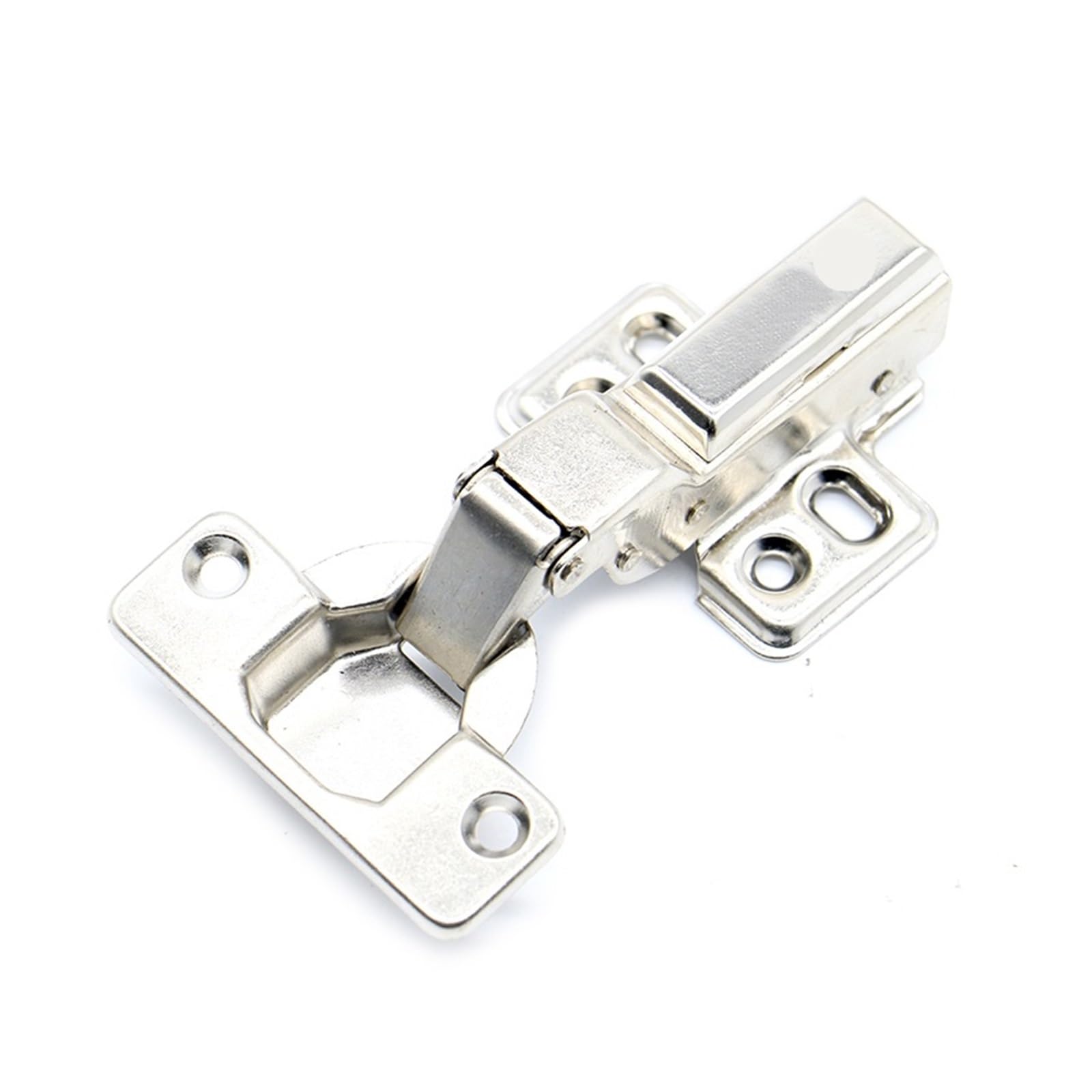 Hydraulic Cabinet Door Hinge with Iron Core Damper Buffer Soft Close for Cupboard Furniture Hardware(Half Overlay)