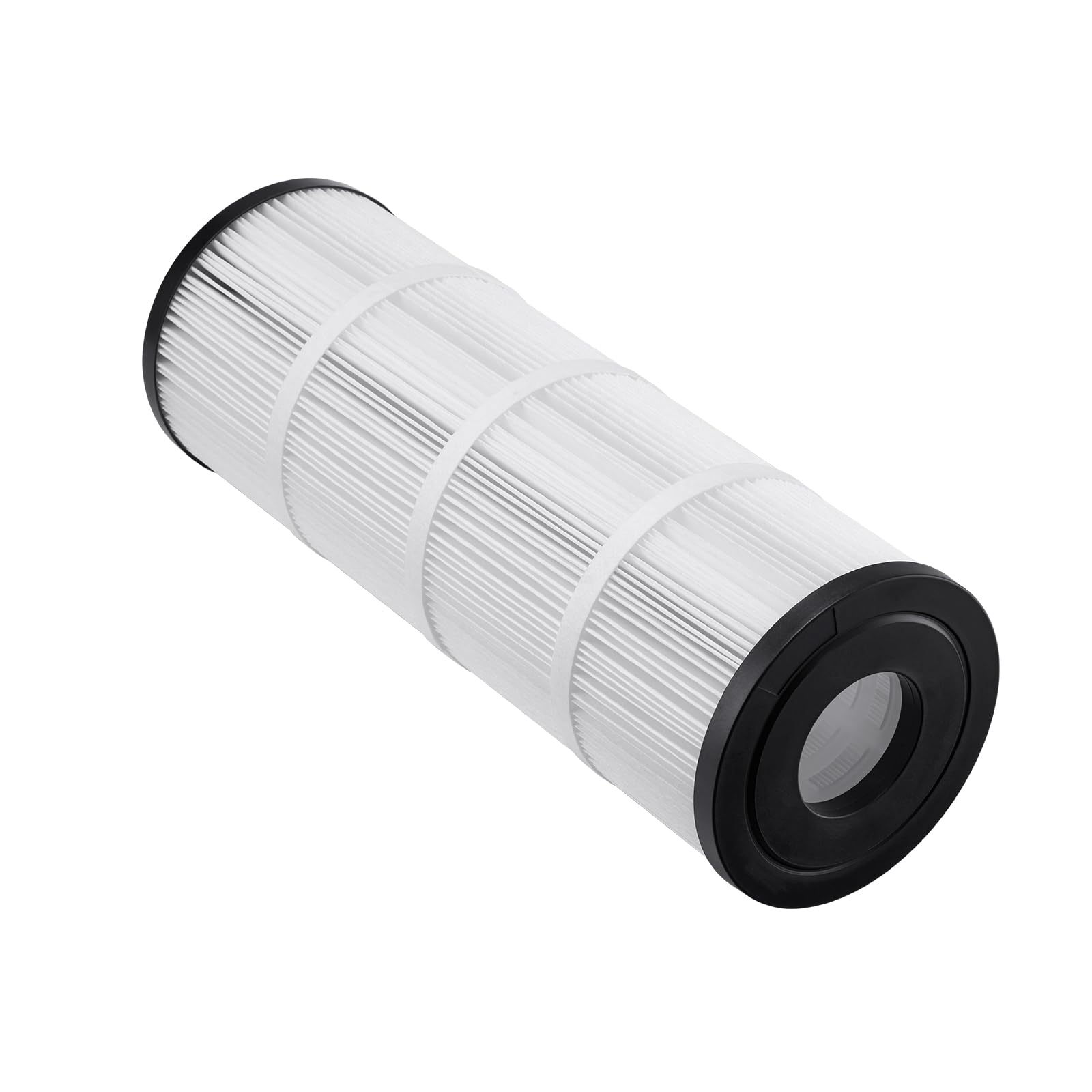 VEVOR Cartouche de Filtre de Piscine 4,6 m², Cartouche Filtrante de Rechange de Spa Compatible avec Modèles Hayward C500, CX500-RE, Pleatco PA50, Plissée Trilobée, pour Filtration de Piscines, Spas