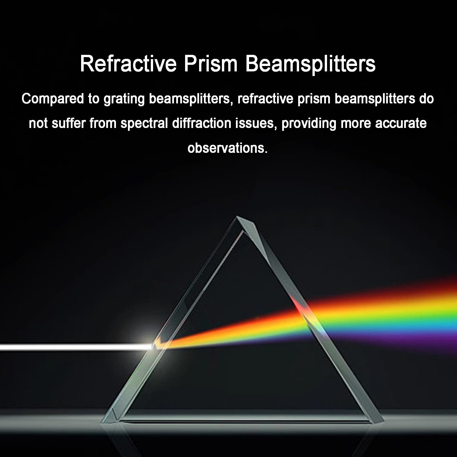 Beugungsspektroskop zur Edelsteinidentifikation, Handdesign mit 8 mm Prisma und Beugungsgitter für schnellen Einsatz