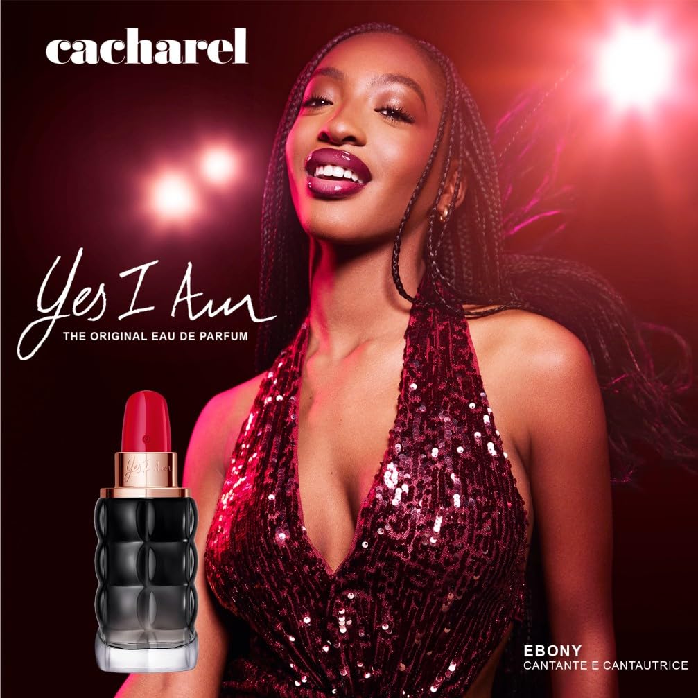 Cacharel Yes I Am Eau de Parfum Donna, Profumo Donna Energico e Determinato, Fragranza Floreale e Cremosa, Con Gelsomino Sambac e Cardamomo, A Lunga Durata, Profumo di Lusso per Donna