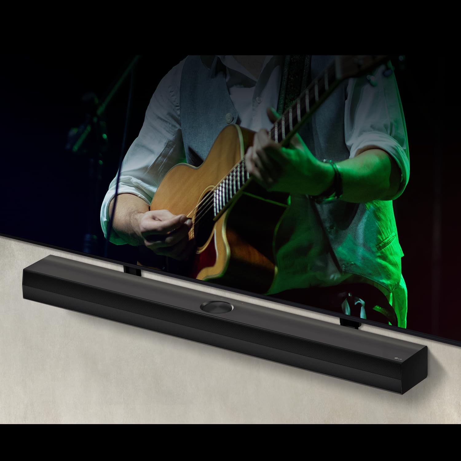 LG DS70TY 3.1.1 Dolby Atmos Soundbar (400W) mit kabellosem Subwoofer (eARC, HDMI, Optisch, Bluetooth) [2024], Schwarz
