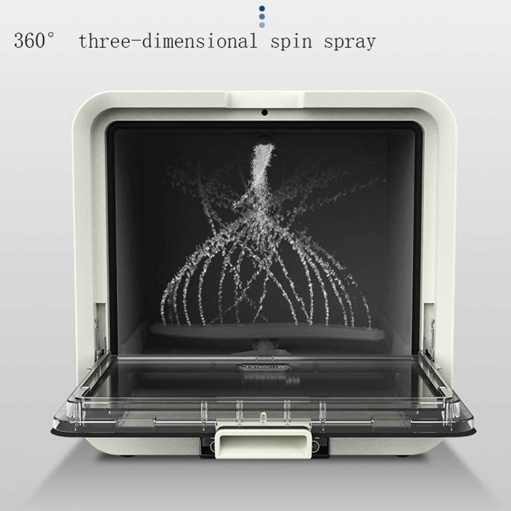 Compact Portable Countertop Dishwasher With Led Display, Fully Automatic Tabletop Dishwasher, Luxurious Touch Panel, No Installation Required