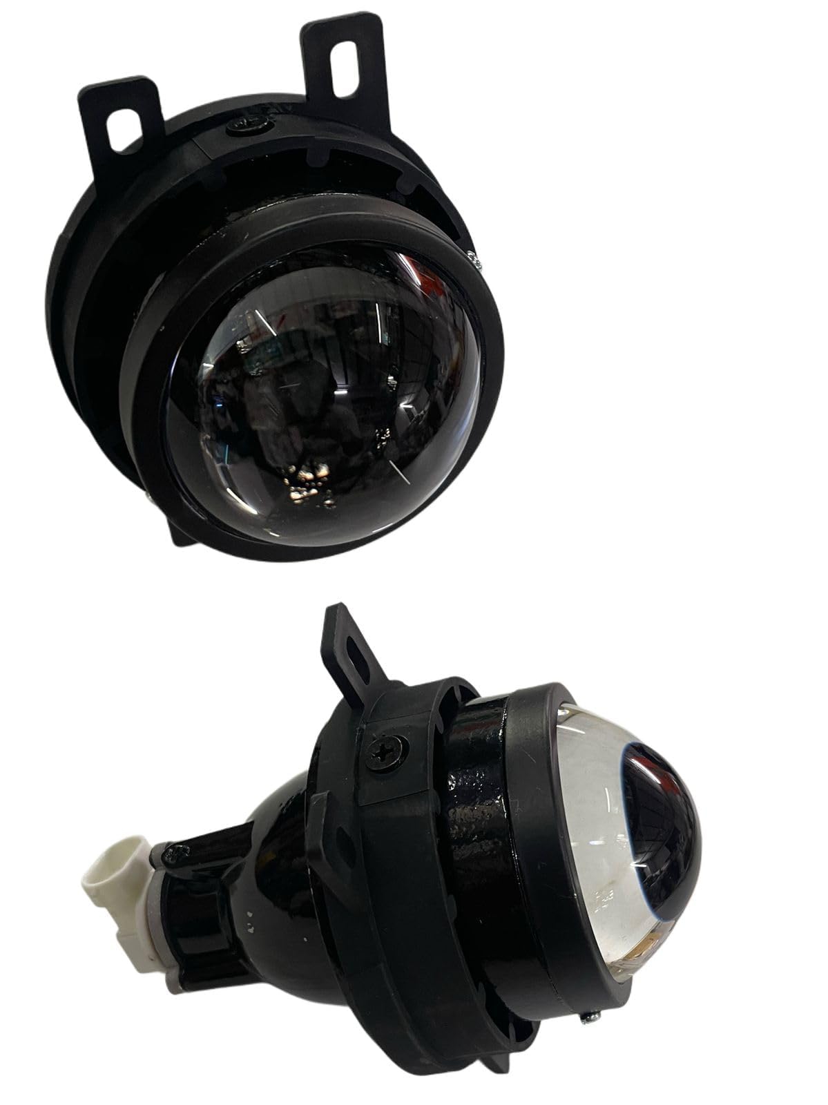 K D UNIVERSAL PROJECTOR Fog Lamp set for Swift, Ritz, Dzire, K10 T2, Eco Sport, Baleno, WagonR, S-Cross, Ertiga, Celerio, Kwid, Nexon, Safari, Punch, Glanza etc (3 INCH) YELLOW-picture-32