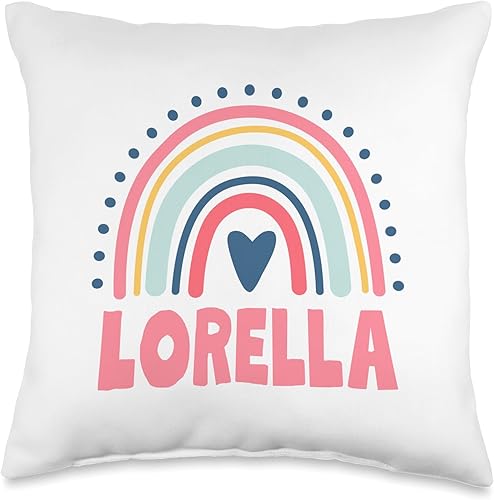 Idea Regalo Personalizzata con Nome Gifts Idea Lorella Name Custom Woman Myth Legend - Almohada para fiesta de cumpleaños, 16 x 16 pulgadas,