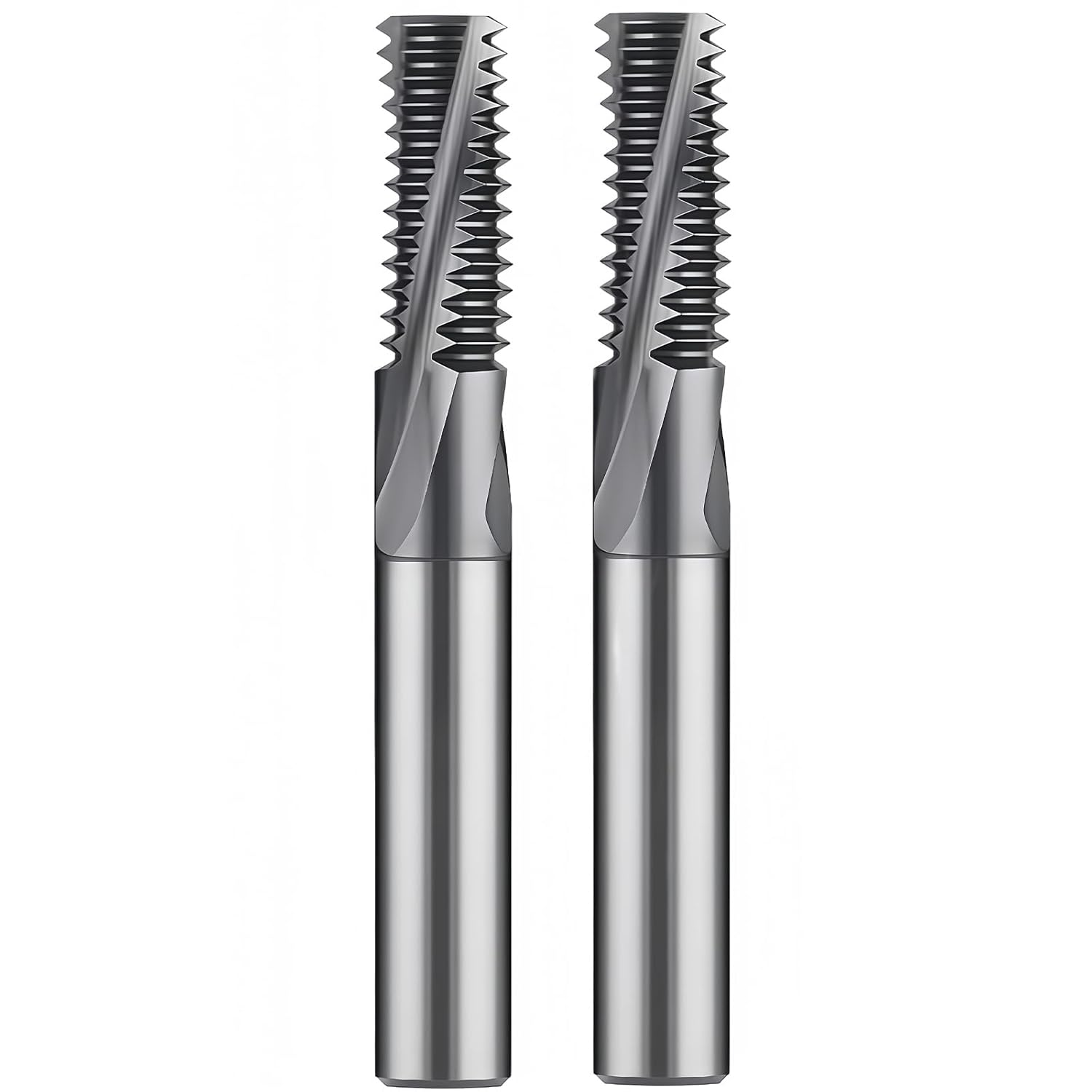 M3×0.5 Solid Carbide Thread Mills Multi-Form Internal Cutters Metric Coated Milling Holemaking Threading Tool for Hardened Alloy Cast Iron Titanium Stainless Steels