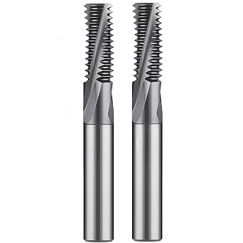 M50.8 Solid Carbide Thread Mills Multi-Form External Cutters Metric Coated Milling Holemaking Threading Tool for Hardened Alloy Cast Iron Titanium Stainless Steels