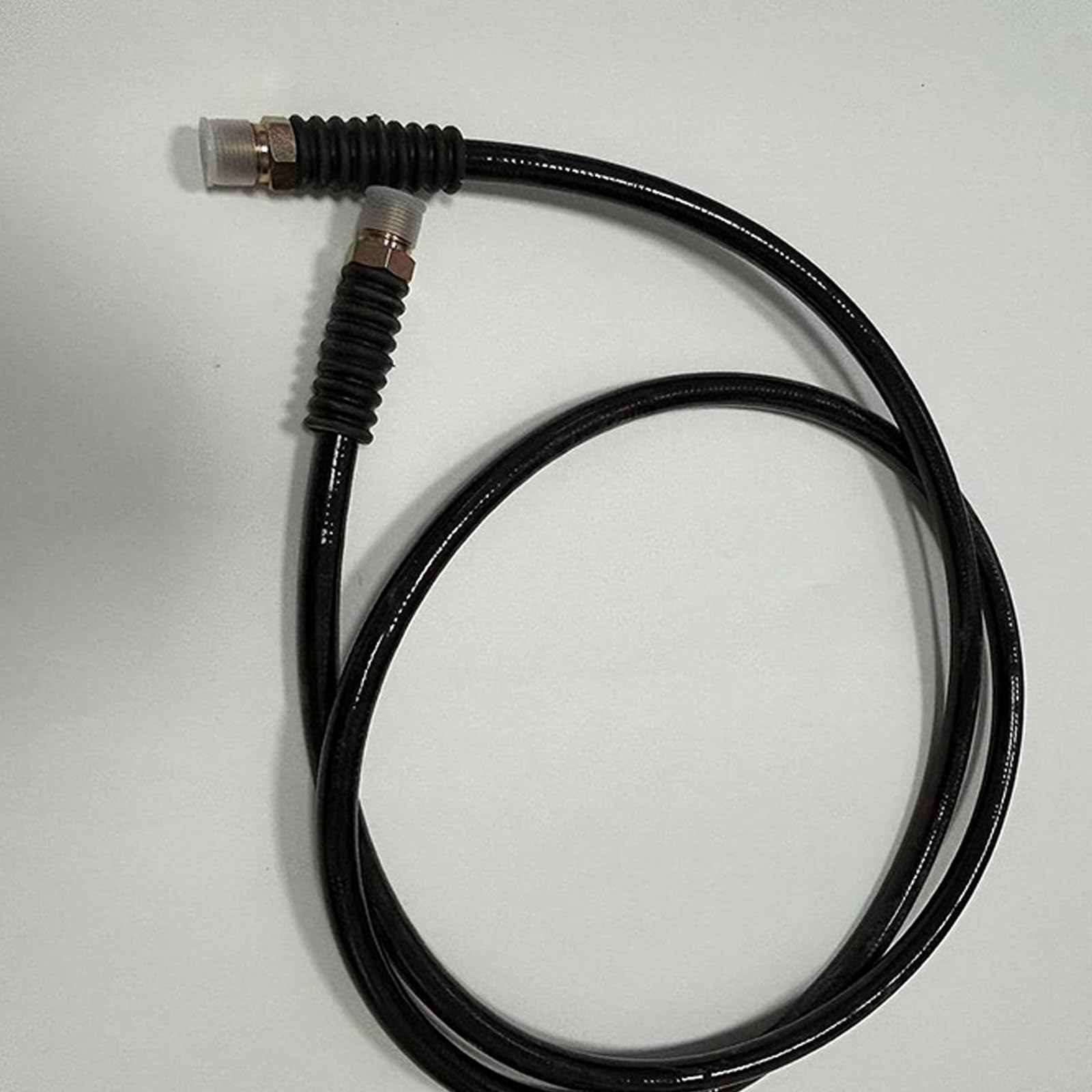 CH604 Tuyau hydraulique haute pression avec raccord 3/8" ruban de tuyau et bouchons de coupleur de rechange