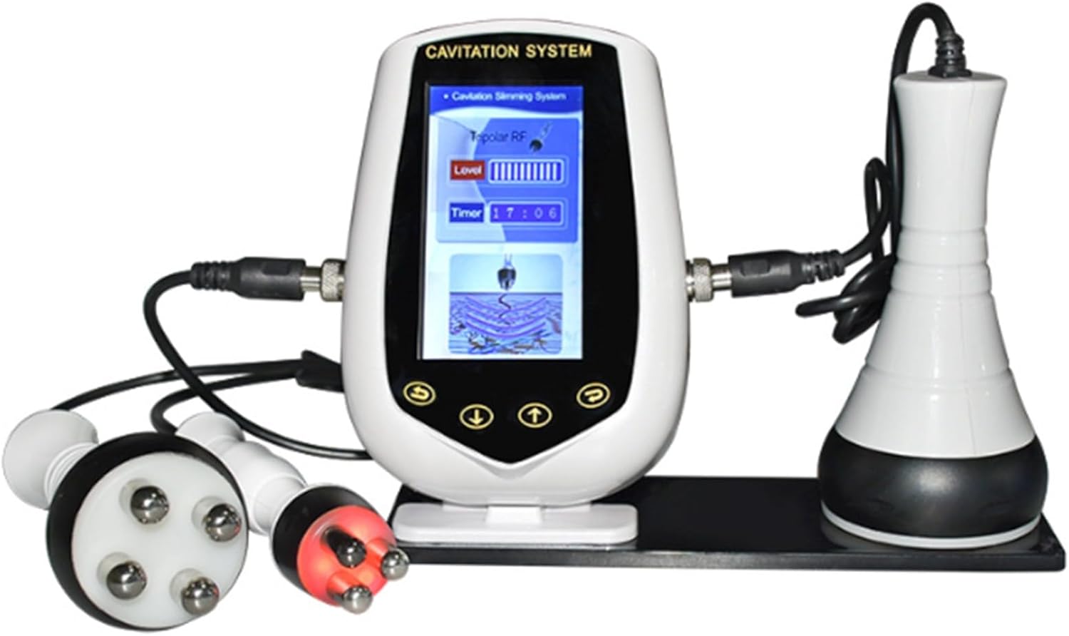 LIBRACTA 3 In 1 Anti Cellulite Massager,Cavitation And Radiofrequency Body 40K Beauty Slimming Machine, Facial Body Radio Frequency