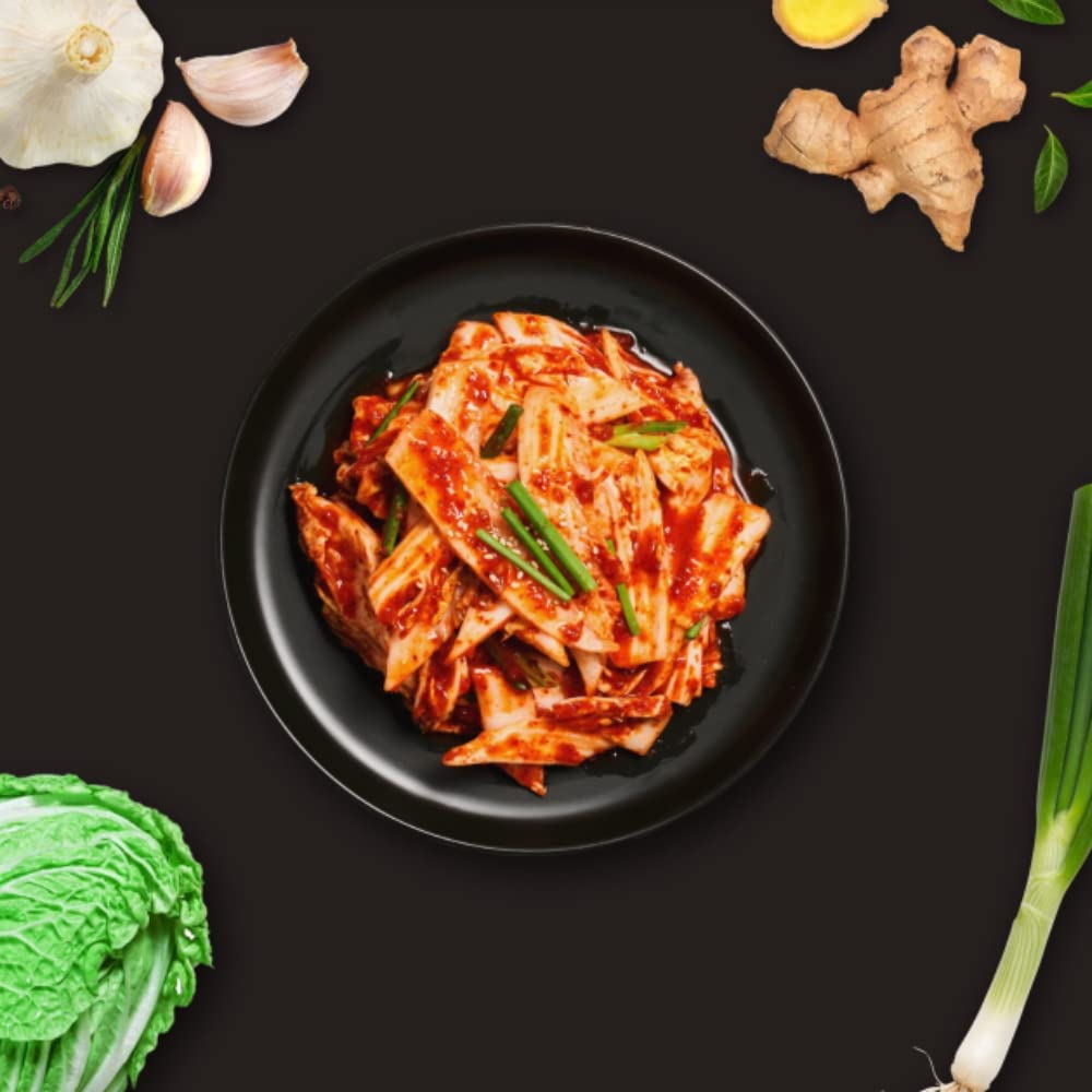 Jonga Kimchi De Jongga Saltato In Padella / Kimchi Fritto 1A Confezione Da 160 Grammi / Qualità Premium Dalla Corea Del Sud / Piatti Pronti - 1920 g