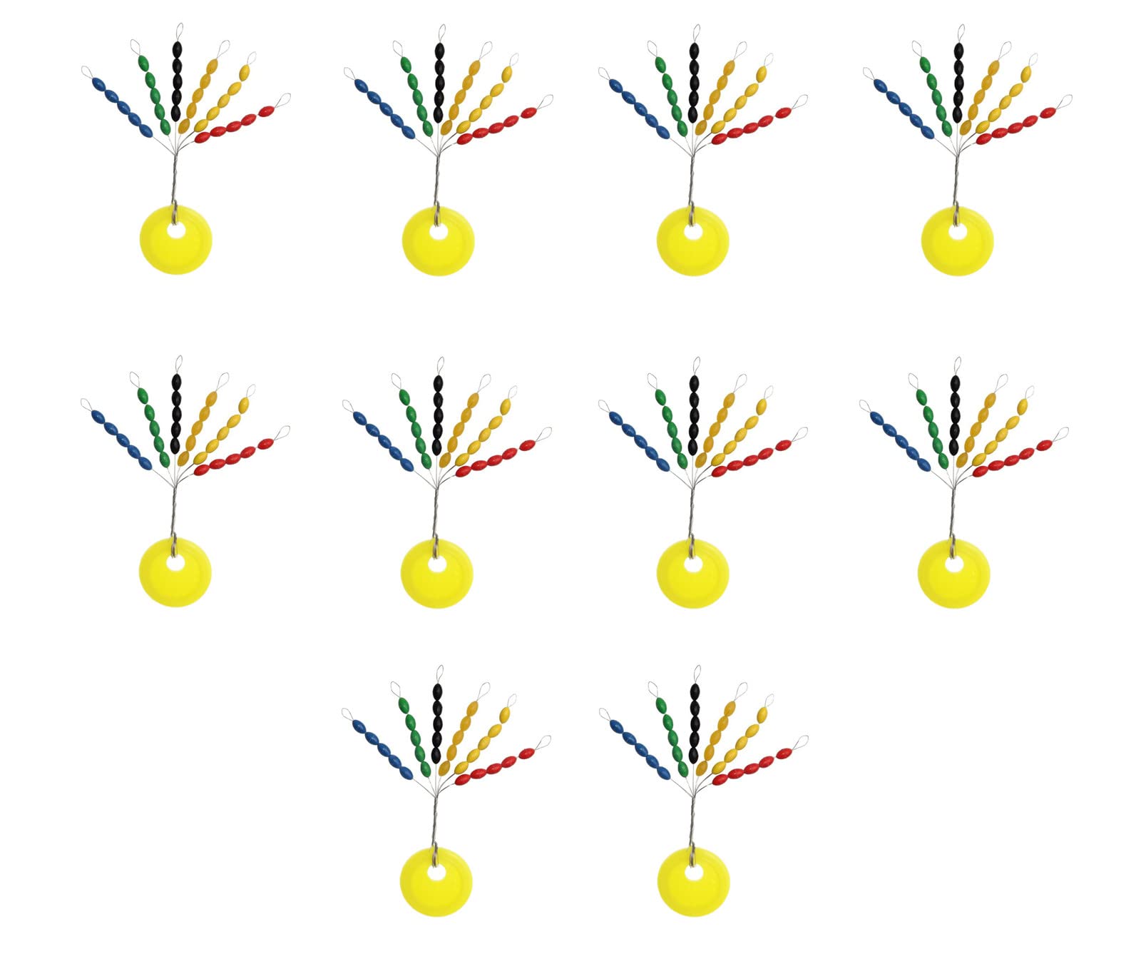 Drchoer Fishing Bobber Stoppers Line Stops: 300pcs Sinker Float Stops for Bass Fishing - Texas Rig Weight Stoppers