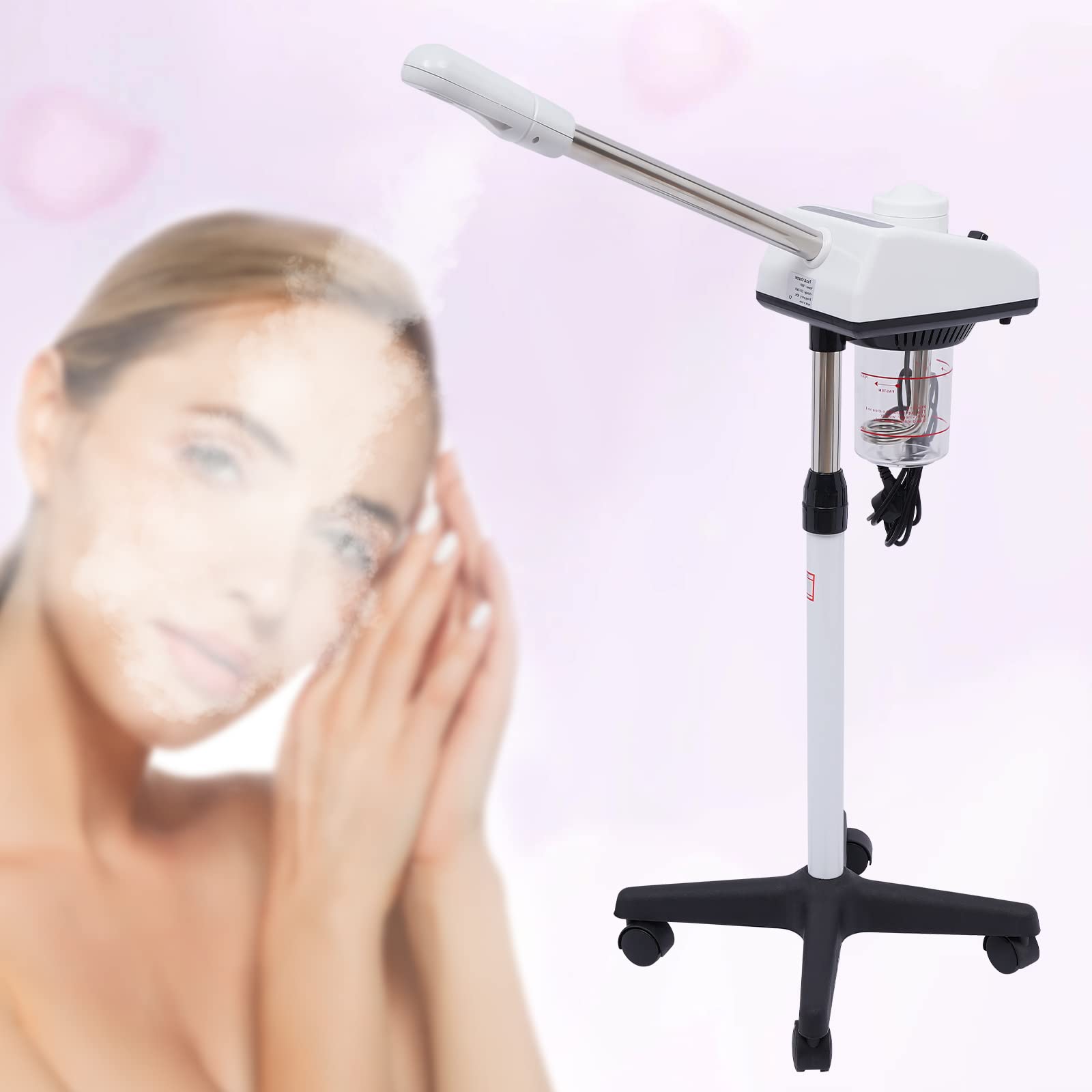 Gesichtsdampfer |Gesichtsdampfer mit Nano-Ionen-Technologie | Feuchtigkeitsspendend & Porenreinigung | 60 Min Timer | Ozon-Funktion | Ideal für Hautpflege zu Hause (YC-928)