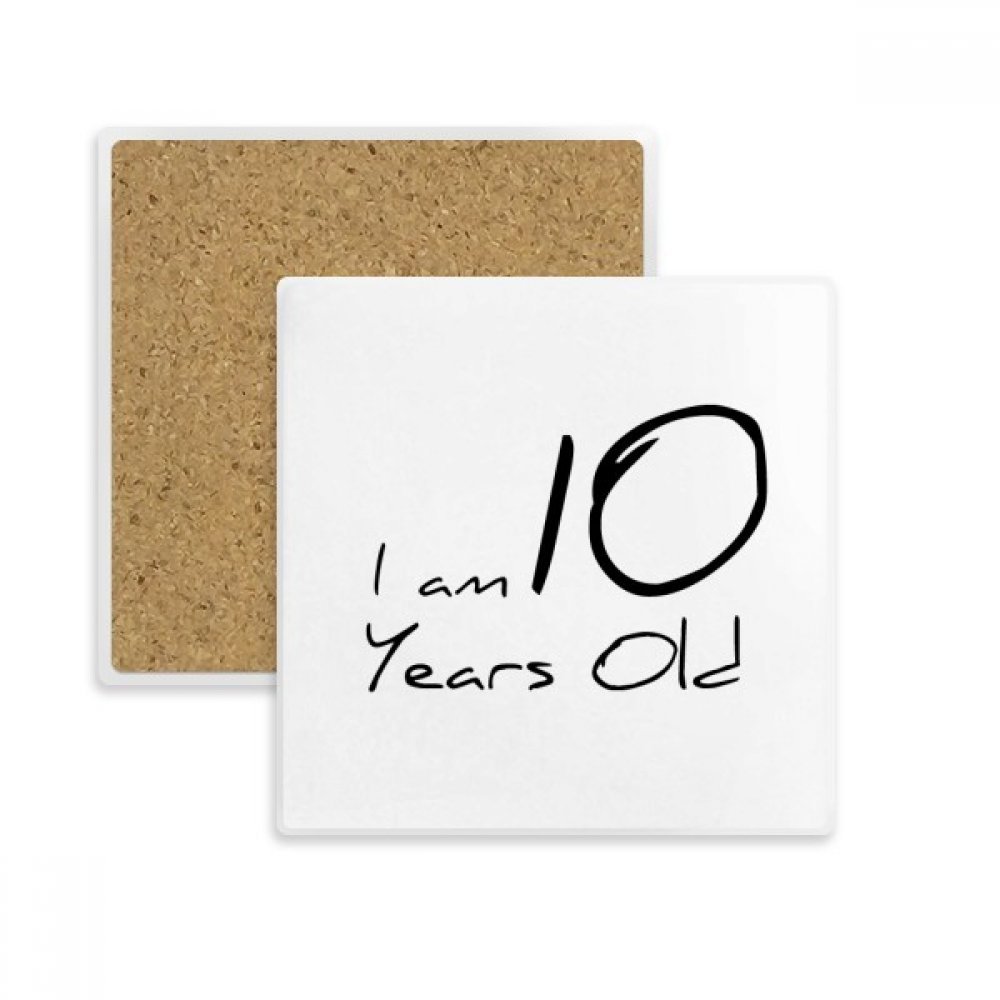 Coaster absorbant 10 ans idée cadeau enfant pour verre et tasse