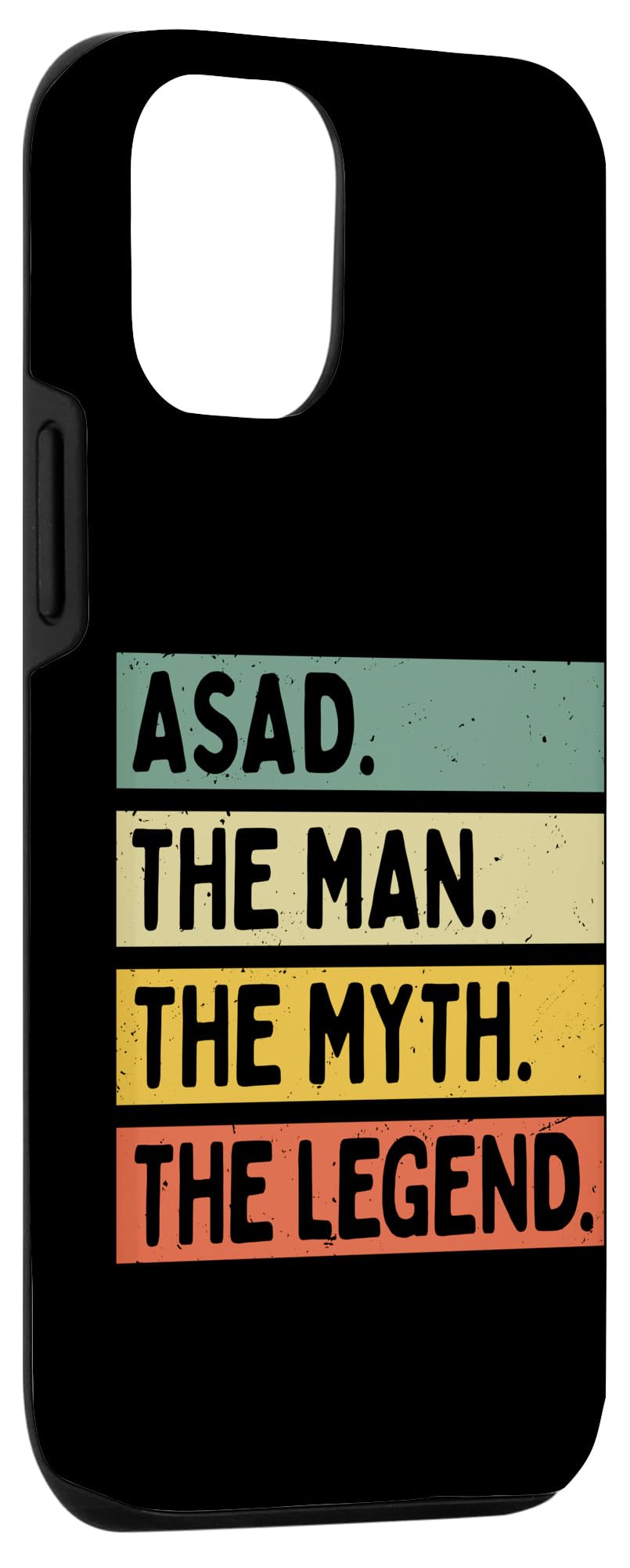 iPhone 13 Asad The Man The Myth The Legend Funny Personalized Quote Case - Image 3
