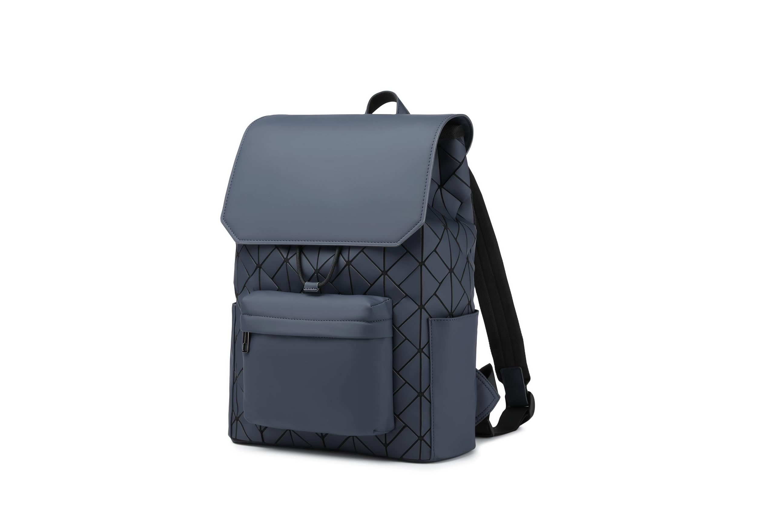 KonoLaptop Backpack Casual Daypack for School Travel Work Backpack, Large Capacity Fits 15.6-Inch Laptop, Fashionable Triangular Patchwork Design, Multiple Colors Available rucksack for Men