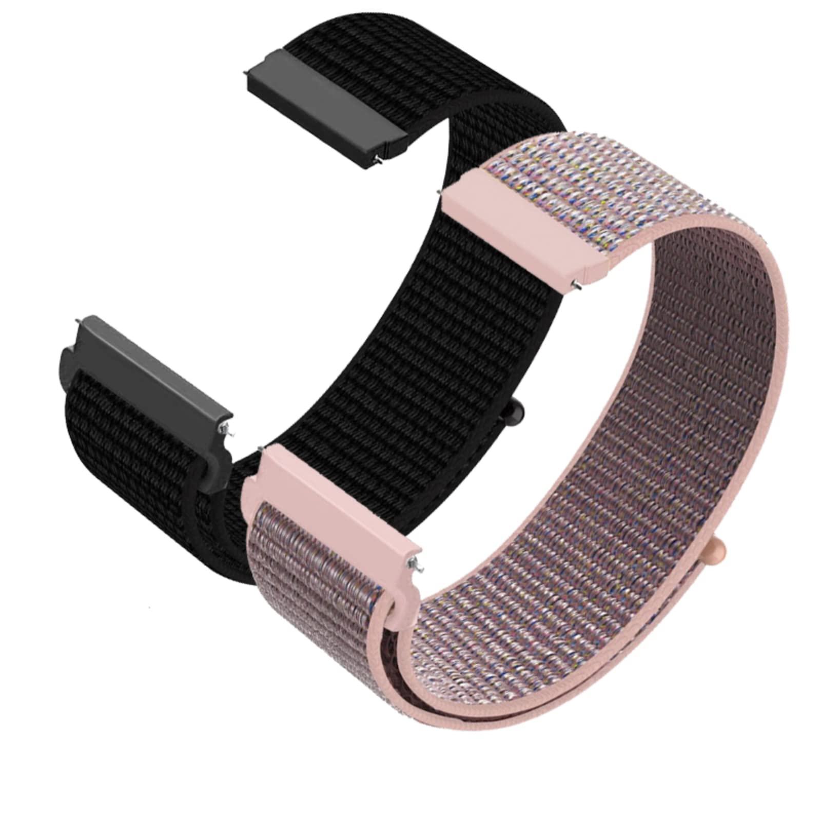 Elastisches Nylon-Armband Für Smartwatch – Verstellbar, 16 Mm & 18 Mm, Schneller Wechsel