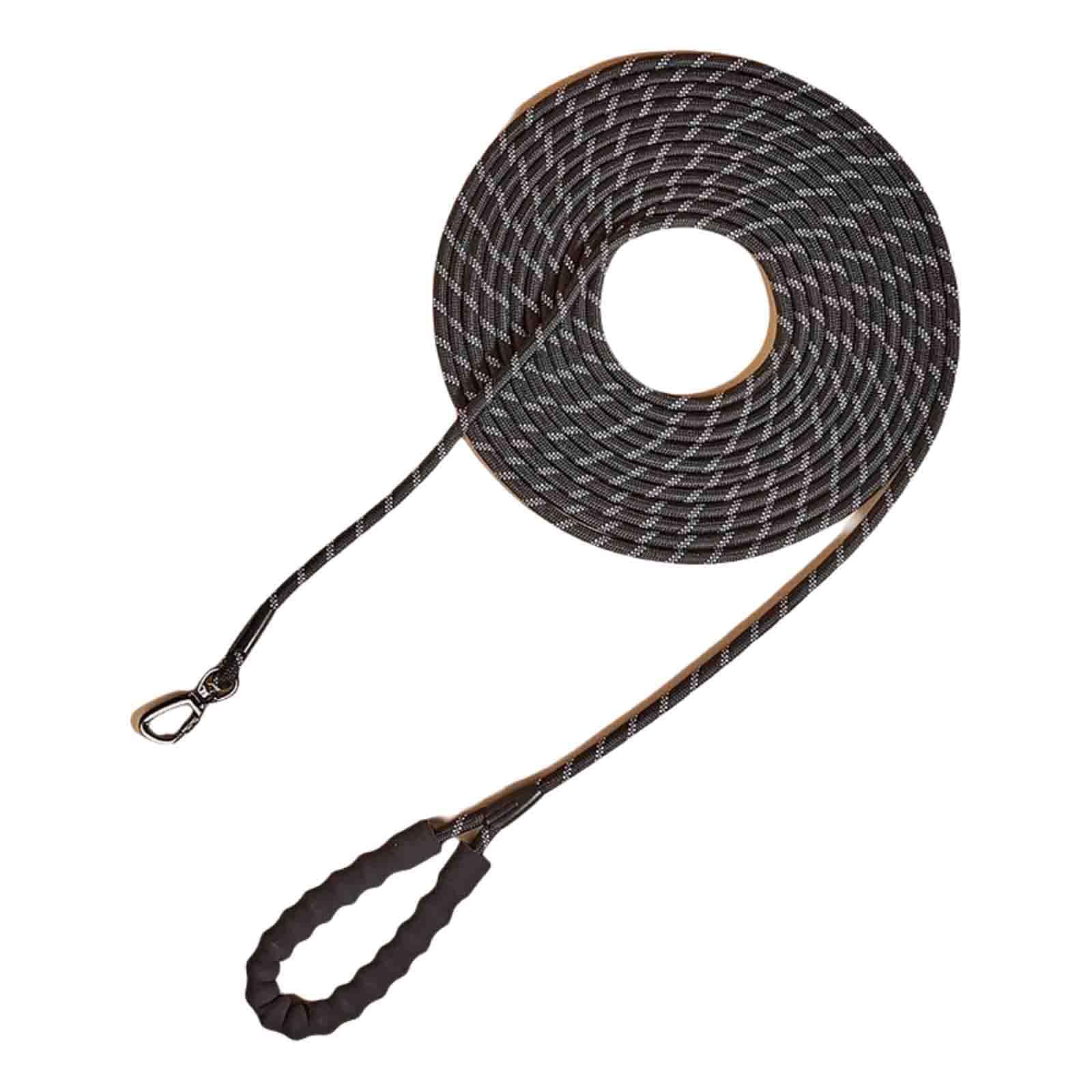 Guinzaglio Per Cani Taglia Grande Addestramento Guinzaglio Cane (Black,2m/ 0.8cm)