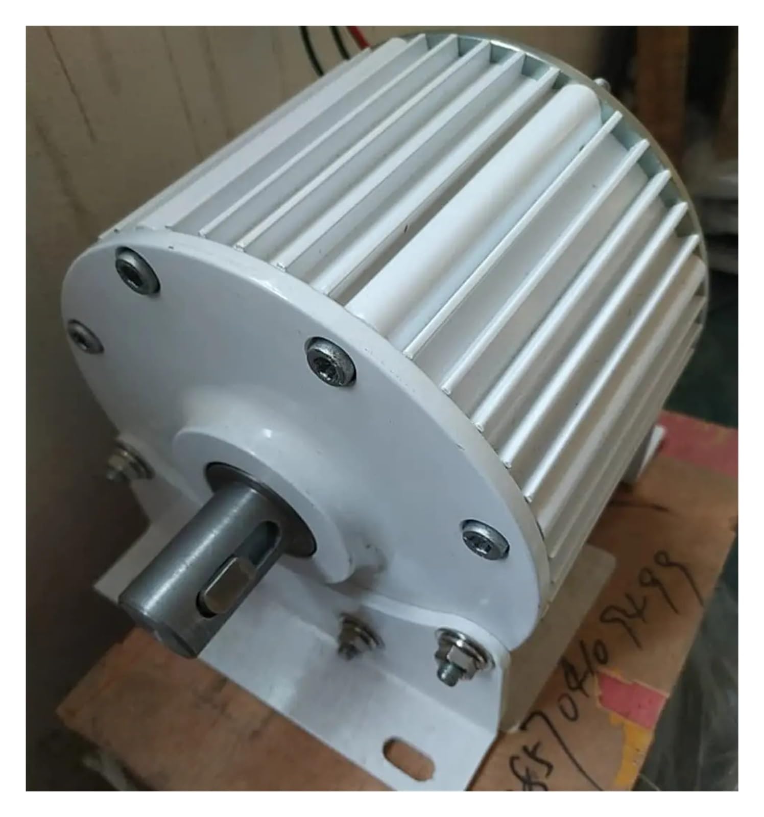 Generador de turbinas eólicas de 20000W, generador de imán permanente de alta eficiencia, Motor de 20KW, generación de energía for turbinas eólicas(Taper Shaft,24V,20KW)