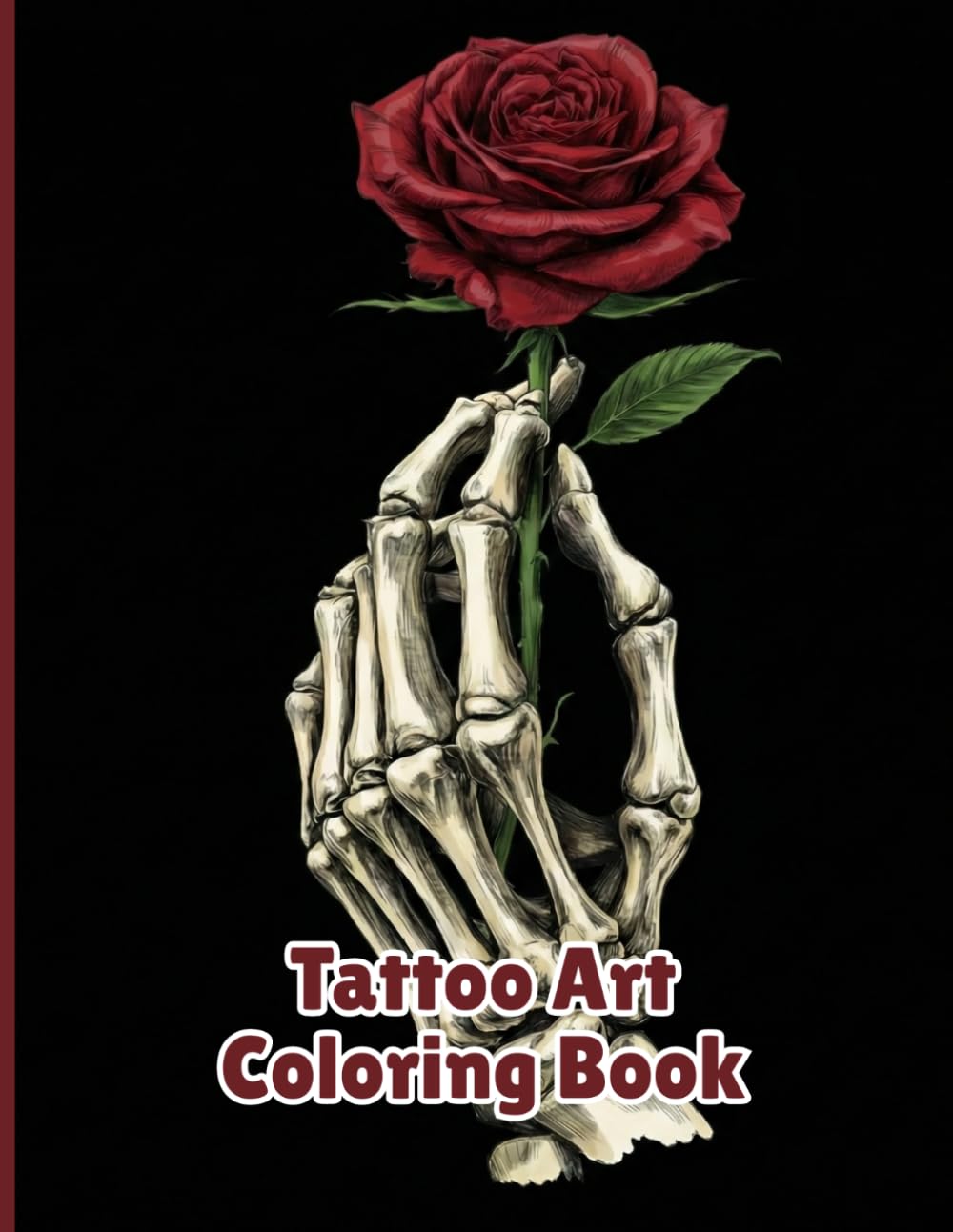 Tattoo Art Coloring Book: Designs of Skulls, Fantasy, Animals and Flowers