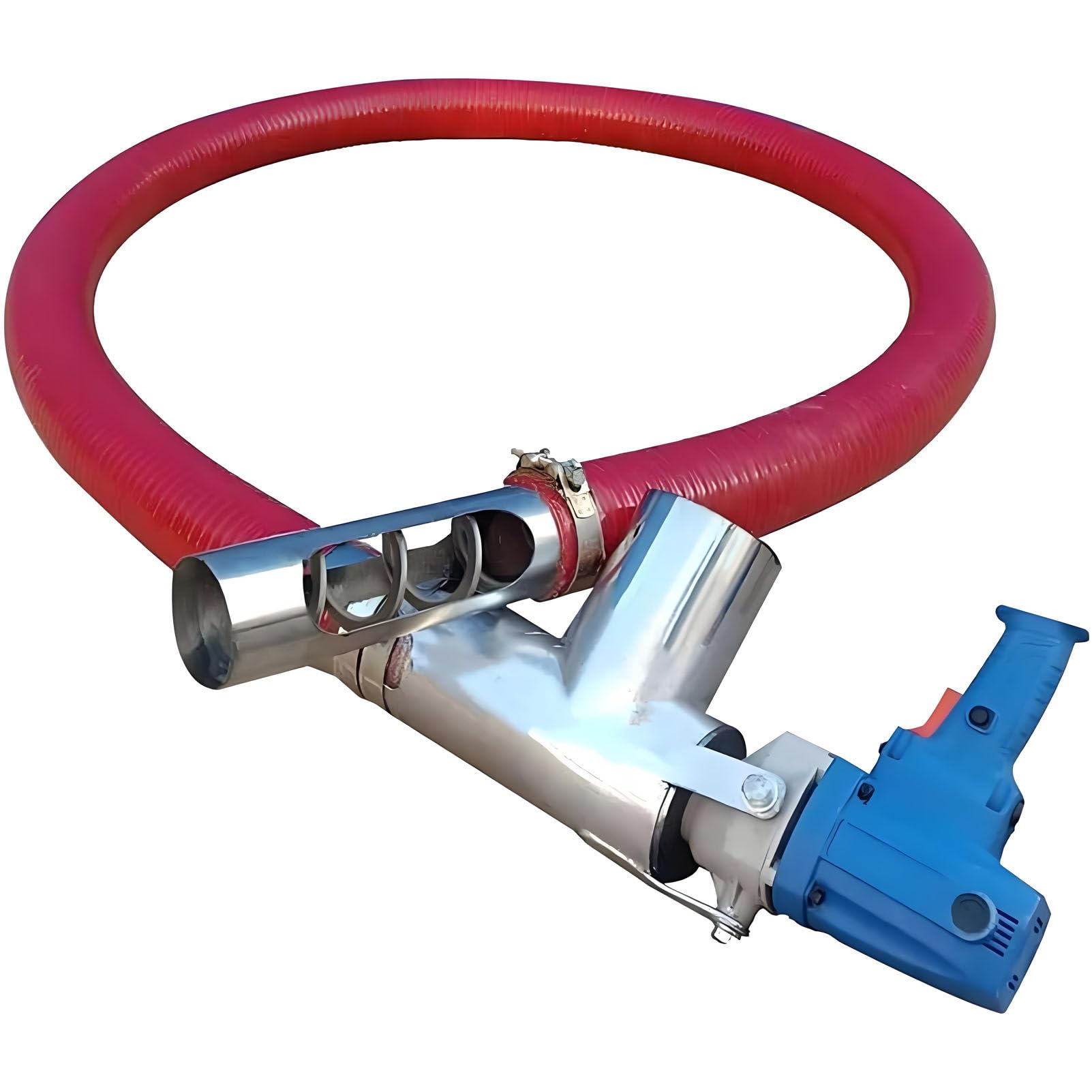 Caibendss Large Capacity Grain Suction Machine, Electric Screw Conveyor with Hose for Home, Farm and Commercial Grain/Powder Transfer 150cm