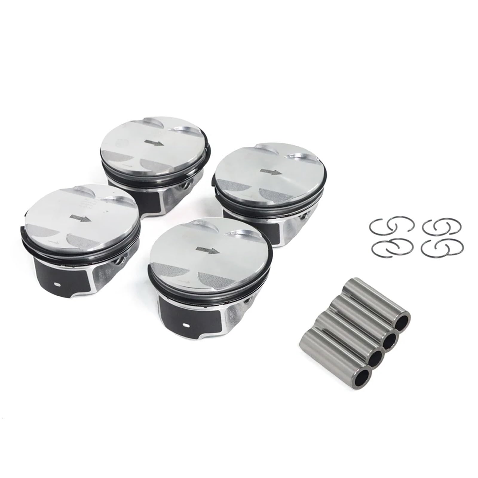 Pistone Motore Kit pistone e fasce elastiche motore da 4 pezzi per Chevy Captiva Cobalt Equinox HHR Impala 2.4L installare