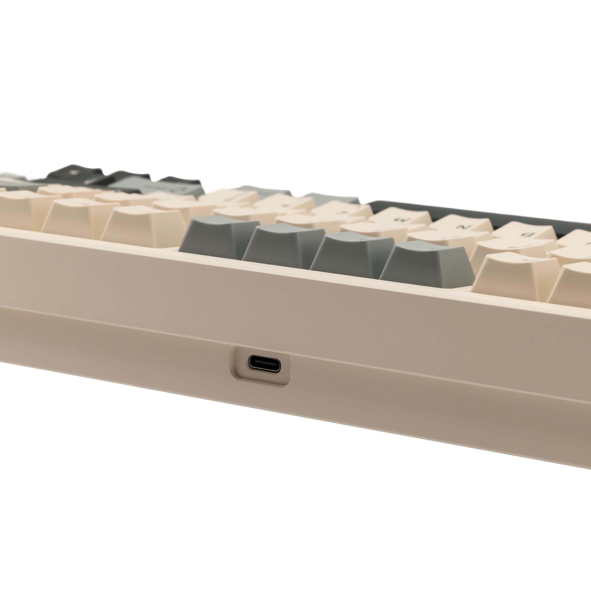 KEEBMONKEY PMO Wave 75 CNC-Aluminium-Schnellentriegelung, Tri-Mode-Gaming-Tastatur, QMK/VIA Tri-Mode-mechanische Tastatur mit 8000 mAh Akku, Hot-Swappable mit RGB für Windows/Mac/PC (Pro Red)