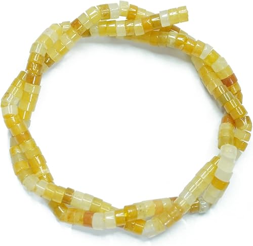 Vista 52 de Cuentas Heishi de 1 hebra de piedras preciosas naturales – 0.157 x 0.079 pulgadas sueltas planas, redondas, sin teñir, piedras espaciadoras