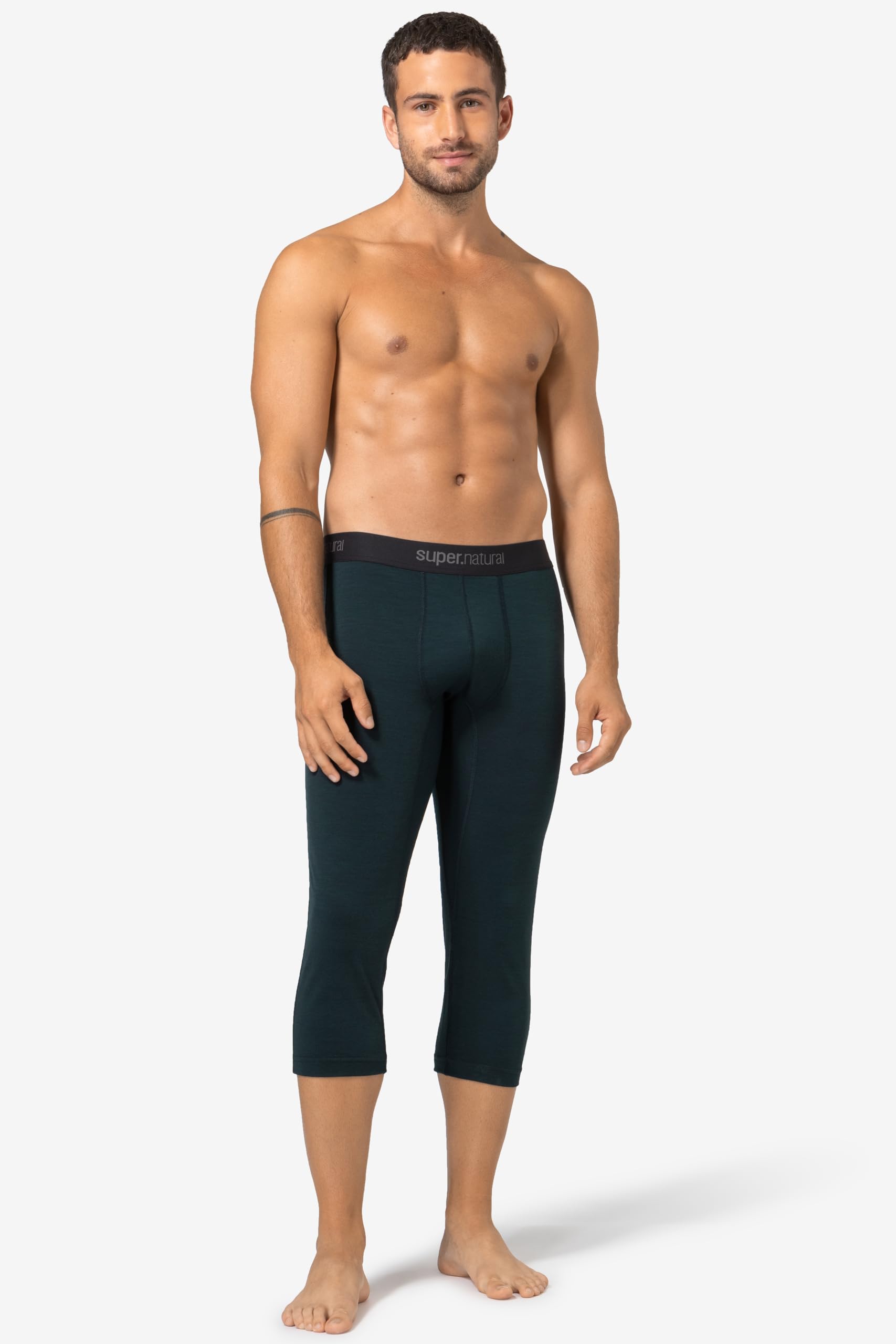 super.natural Herren Baselayer-Hose M Tundra175 Tight 3/4