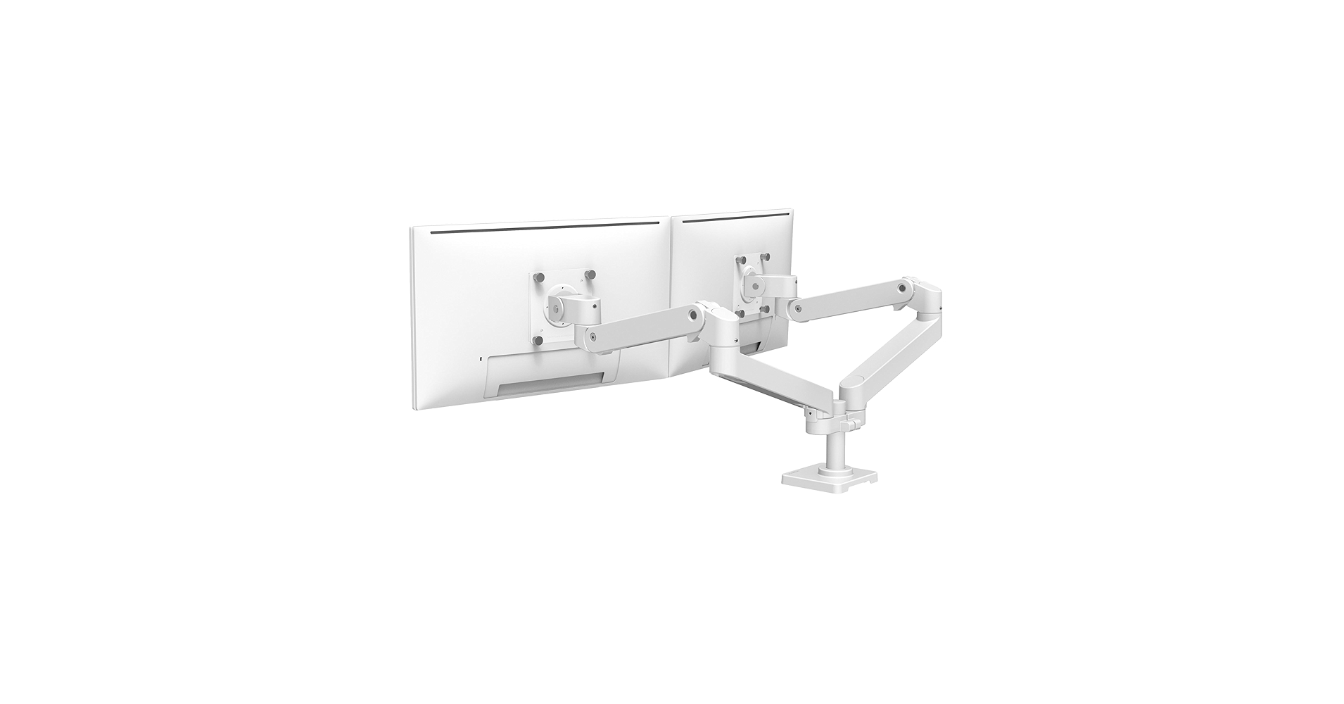 ergotron LX ホワイト Ergotron LX Desk Mount Monitor Arm, Tall Pole, White