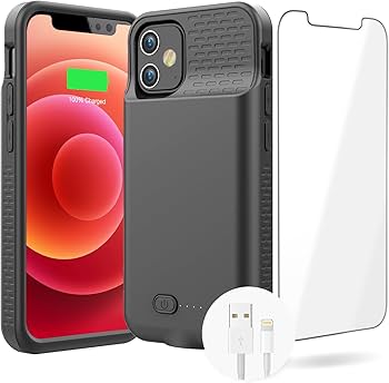Amazon.com: GIN FOXI Battery Case for iPhone 12/12Pro, Real