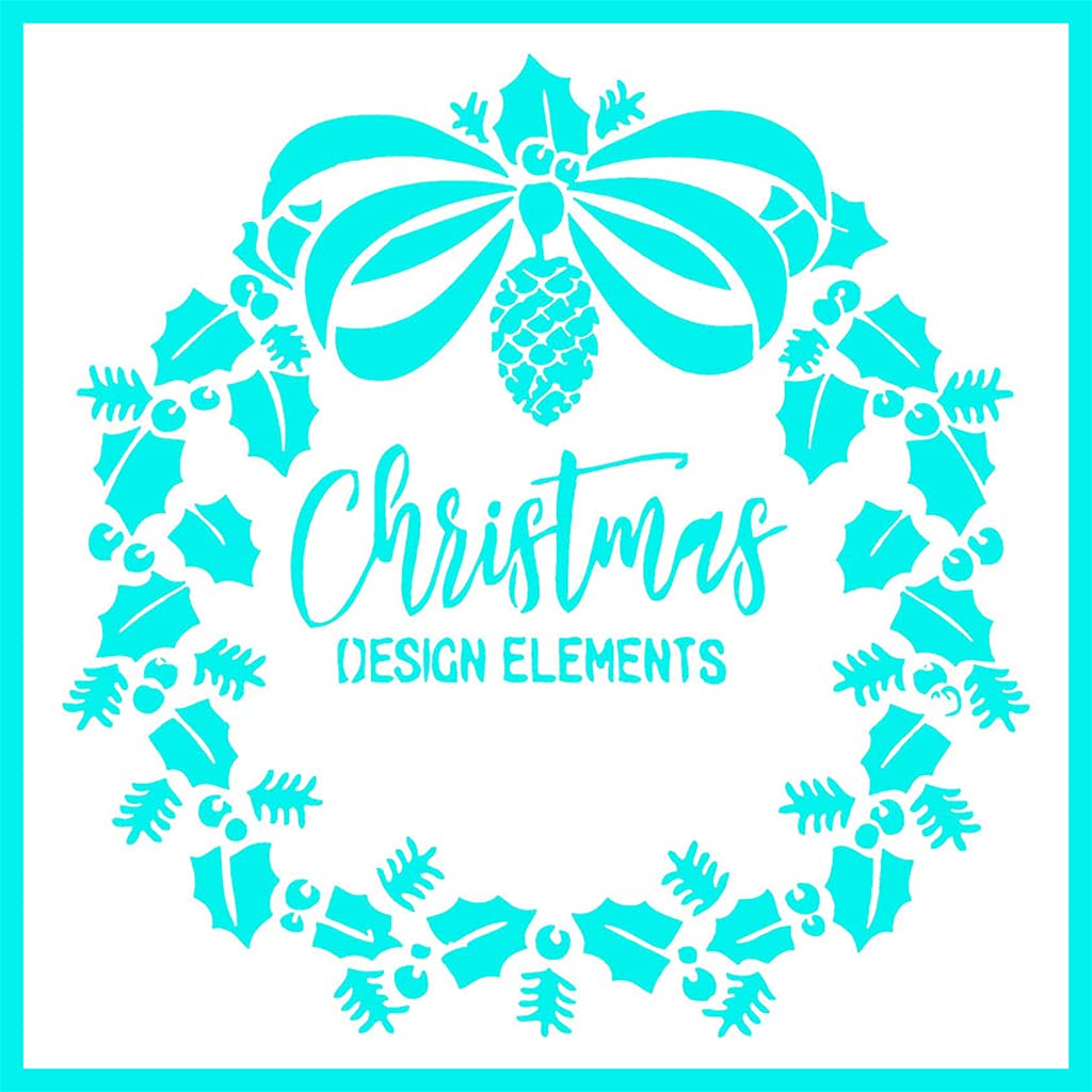 Tsophreniq Cake Stencil Christmas Cake Decorating Templates Baking Lover Baking Tool Cupcake Wedding Decor Decorating Stencils Mold