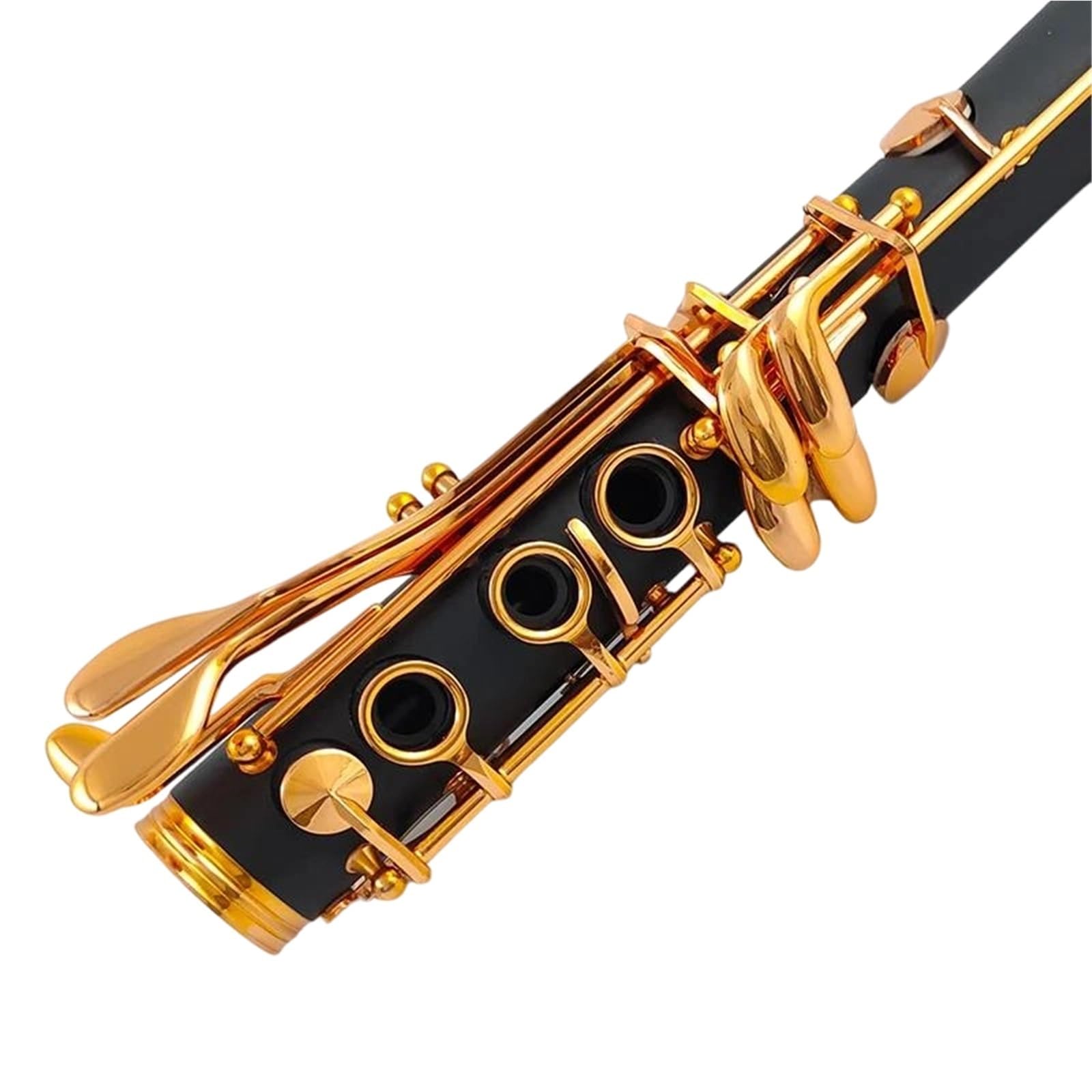Clarinetto Clarinetto In Sib Laccato Oro 17 Tasti Strumento A Fiato Per Prestazioni Professionali