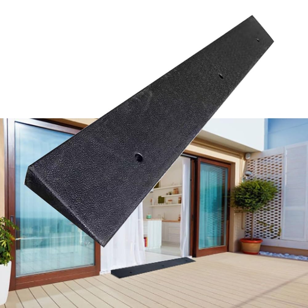 Rampa De Bordillo Larga De 100cm con Elevación De 5cm Goma Rampas De Acceso para Silla De Ruedas Rampa Portátil para Entrada Scooter, Capacidad De 1000kg(Height: 4cm/1.57in)