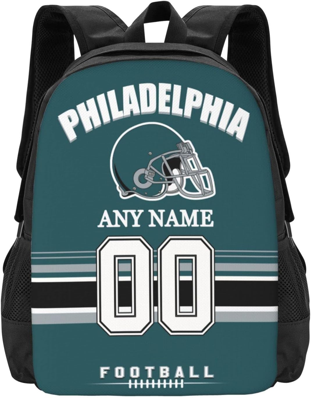 Custom Philadelphia Backpack for Men Women, Personalized Backpacks with Name and Number, Customized Football Style Backpack Gifts for Fans