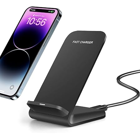 20W Max Wireless Charger,Fast Wireless Charging Stand For Apple iPhone 14 13 12 11 Pro/Mini/SE/X/XR/8,VNBBT inductive Charging Station for Samsung Galaxy S22/S21/Note 20/10/Pixel 6 (No AC-Plug)